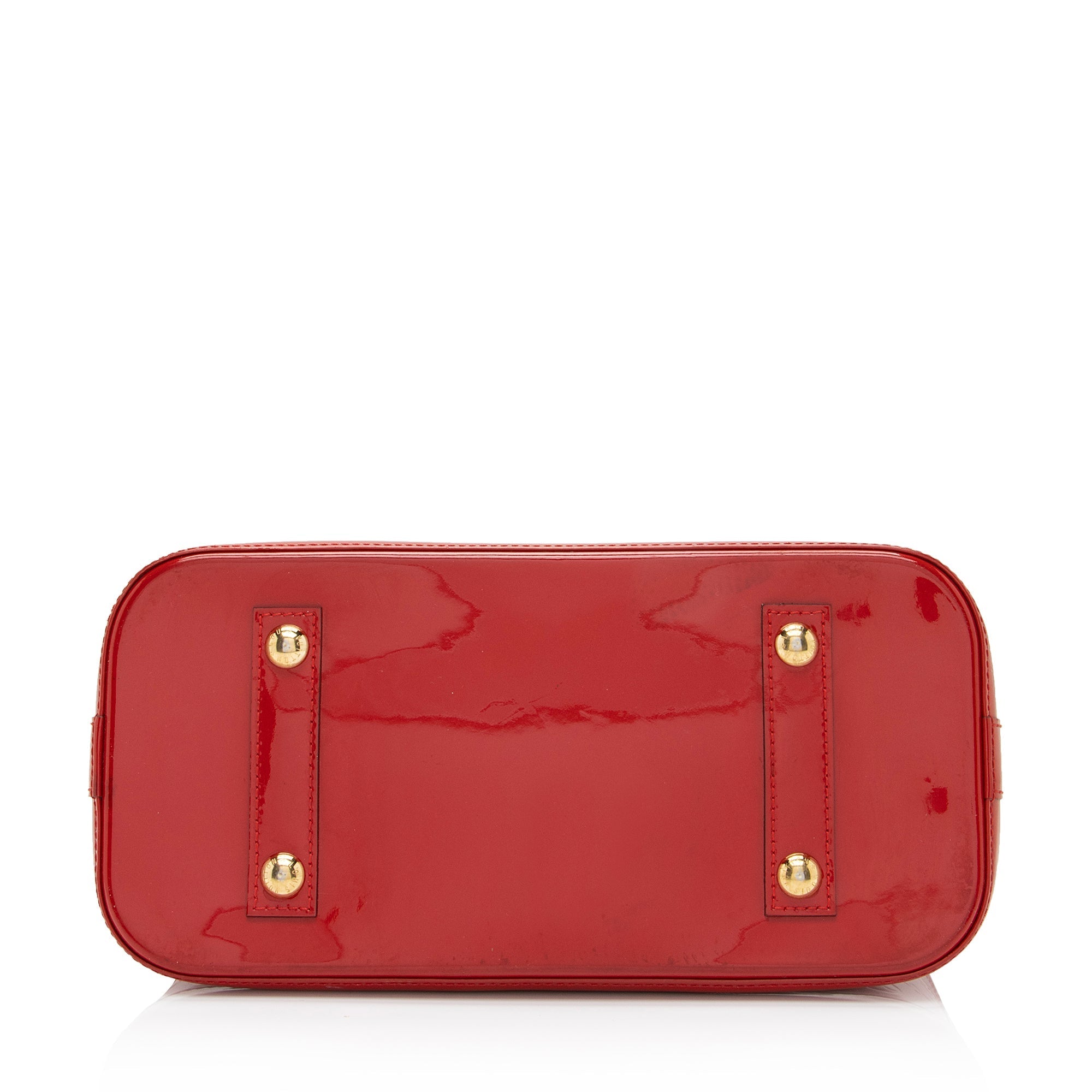 Louis Vuitton Monogram Vernis Alma PM Satchel (SHF-N7kVSA)