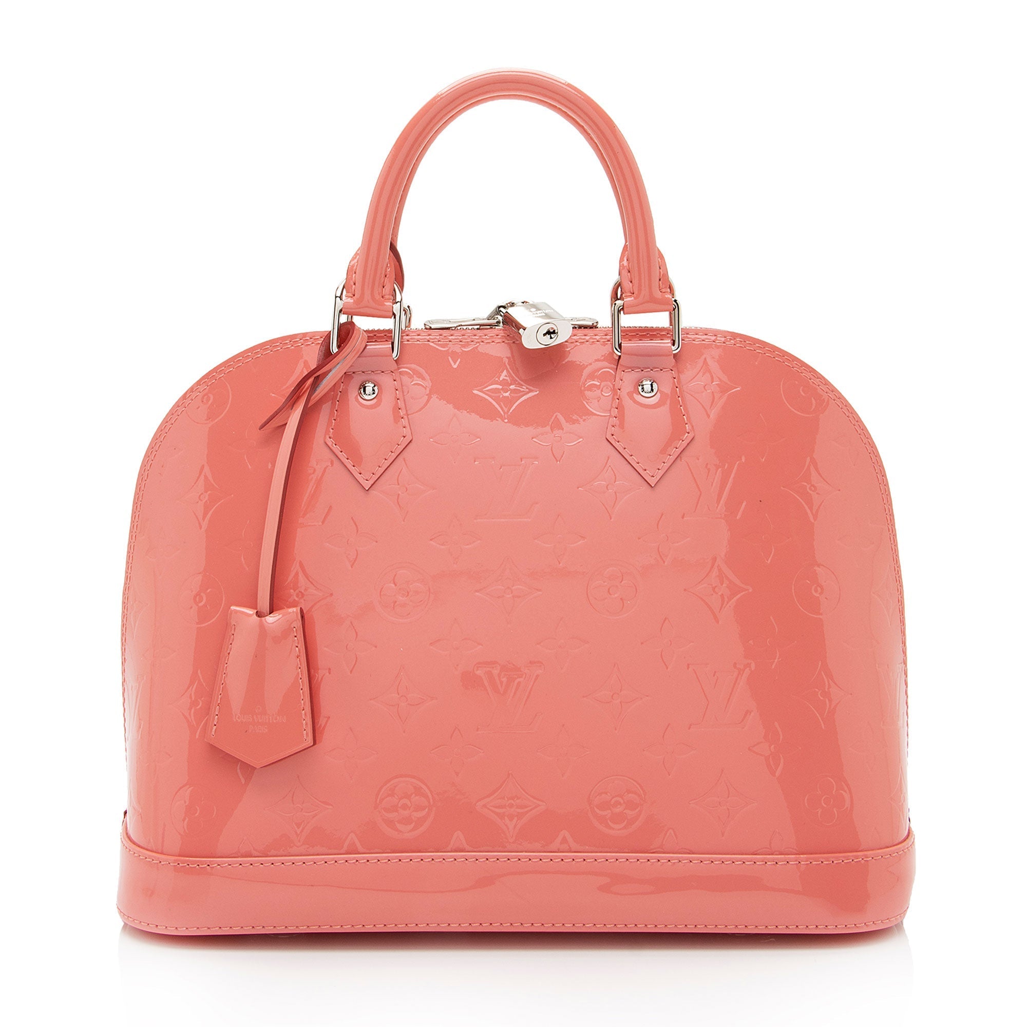 Louis Vuitton Monogram Vernis Alma PM Satchel (SHF-CsSKCh)