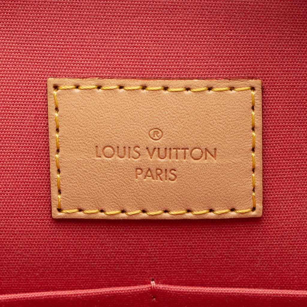Louis Vuitton Monogram Vernis Alma PM Satchel (SHF-CsSKCh)