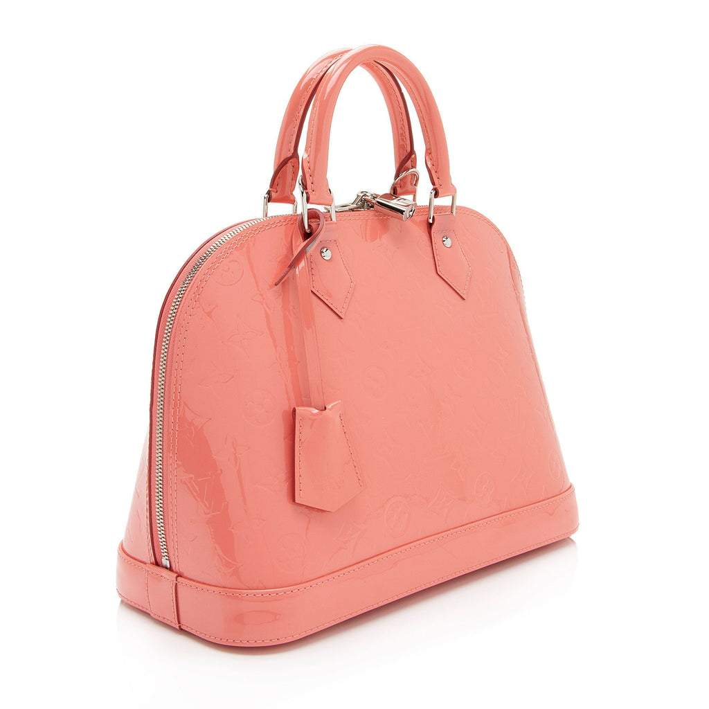 Louis Vuitton Monogram Vernis Alma PM Satchel (SHF-CsSKCh)