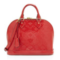 Louis Vuitton Monogram Vernis Alma PM Satchel (SHF-0ETwJY)
