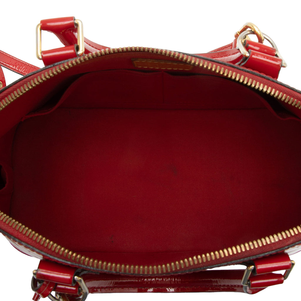 Louis Vuitton Monogram Vernis Alma PM Satchel (SHF-0ETwJY)