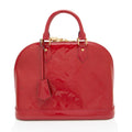 Louis Vuitton Monogram Vernis Alma PM Satchel (SHF-WV66qb)