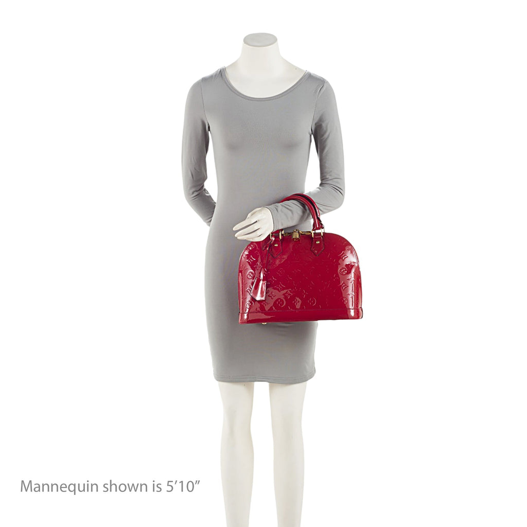 Louis Vuitton Monogram Vernis Alma PM Satchel (SHF-G4aK2V)