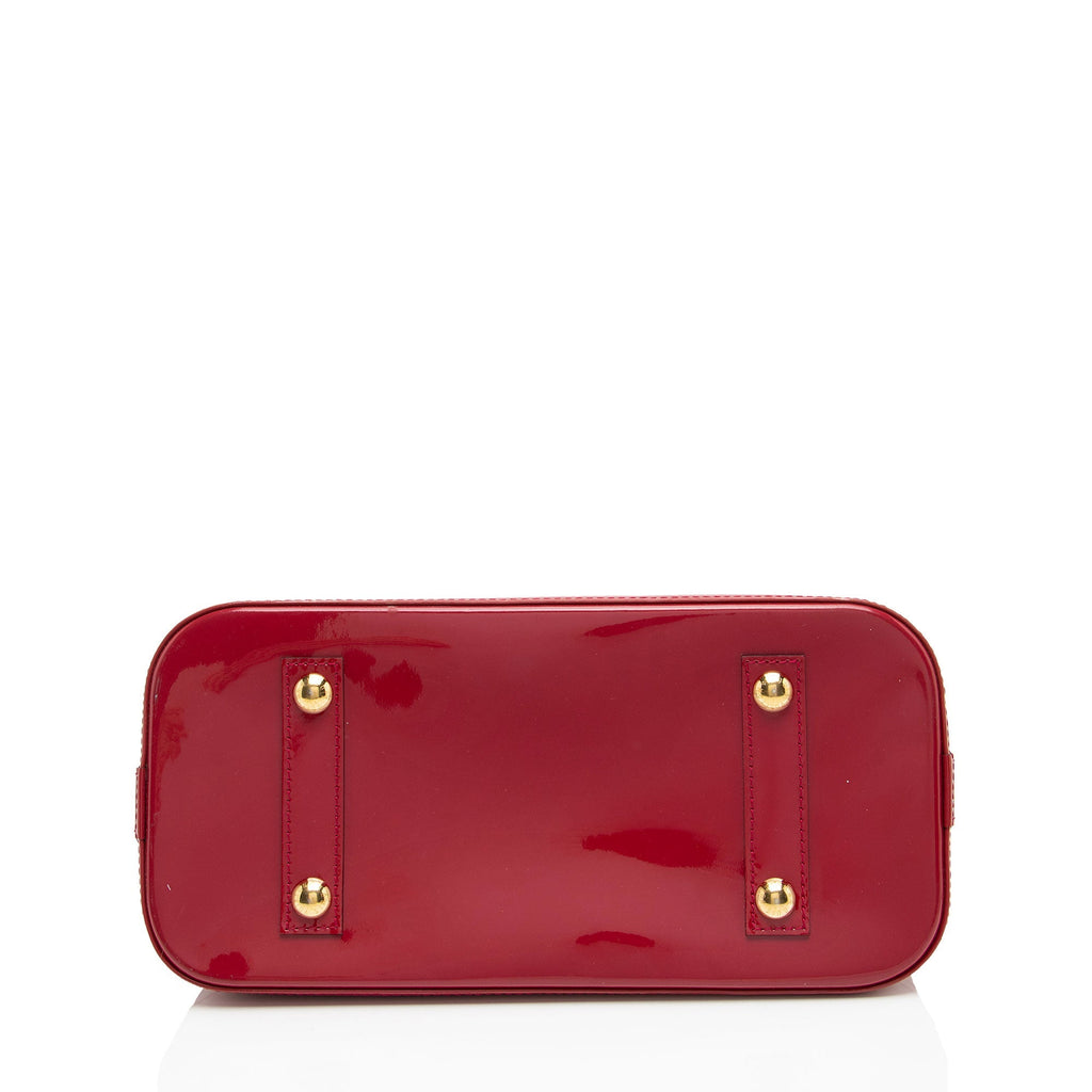 Louis Vuitton Monogram Vernis Alma PM Satchel