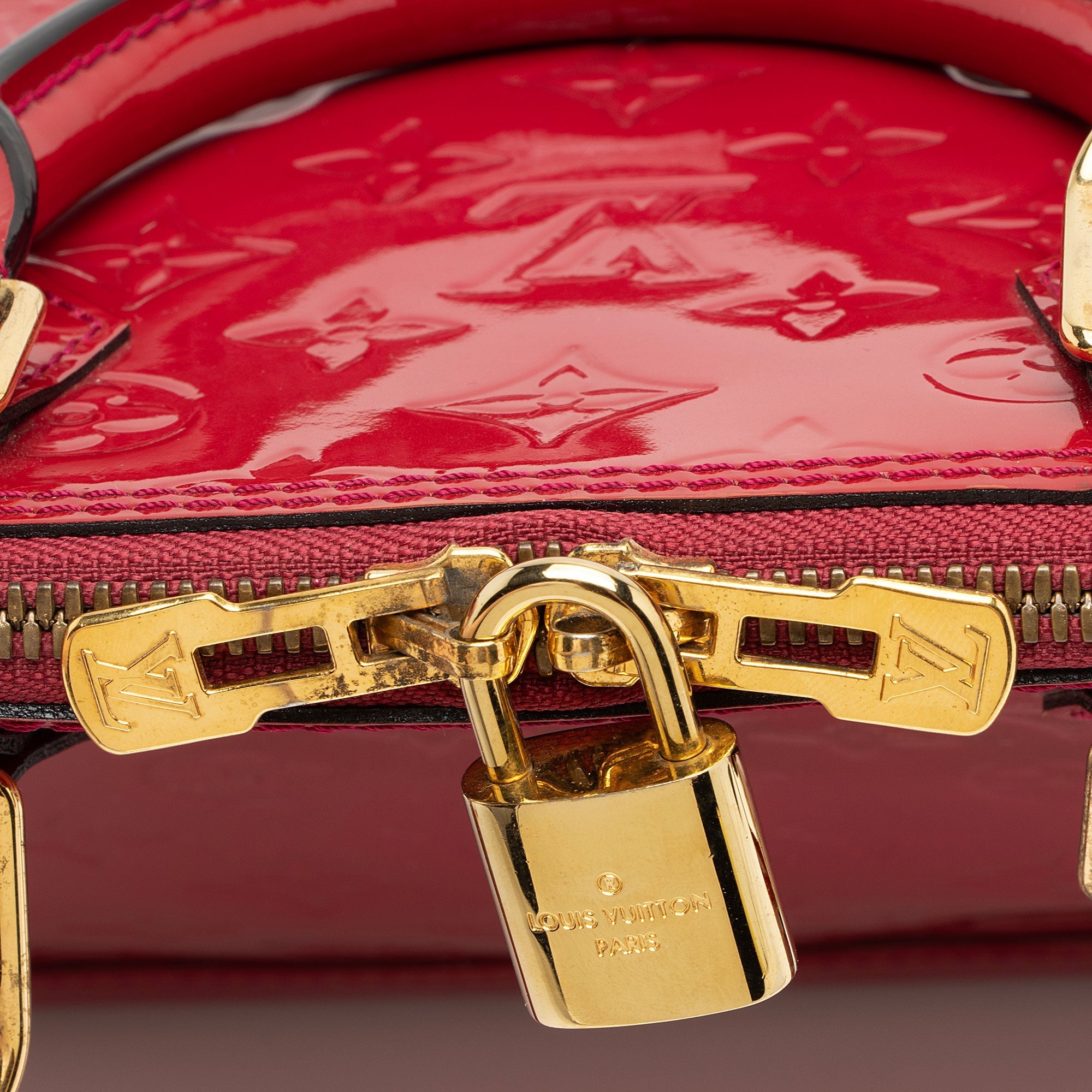 Louis Vuitton Monogram Vernis Alma PM Satchel