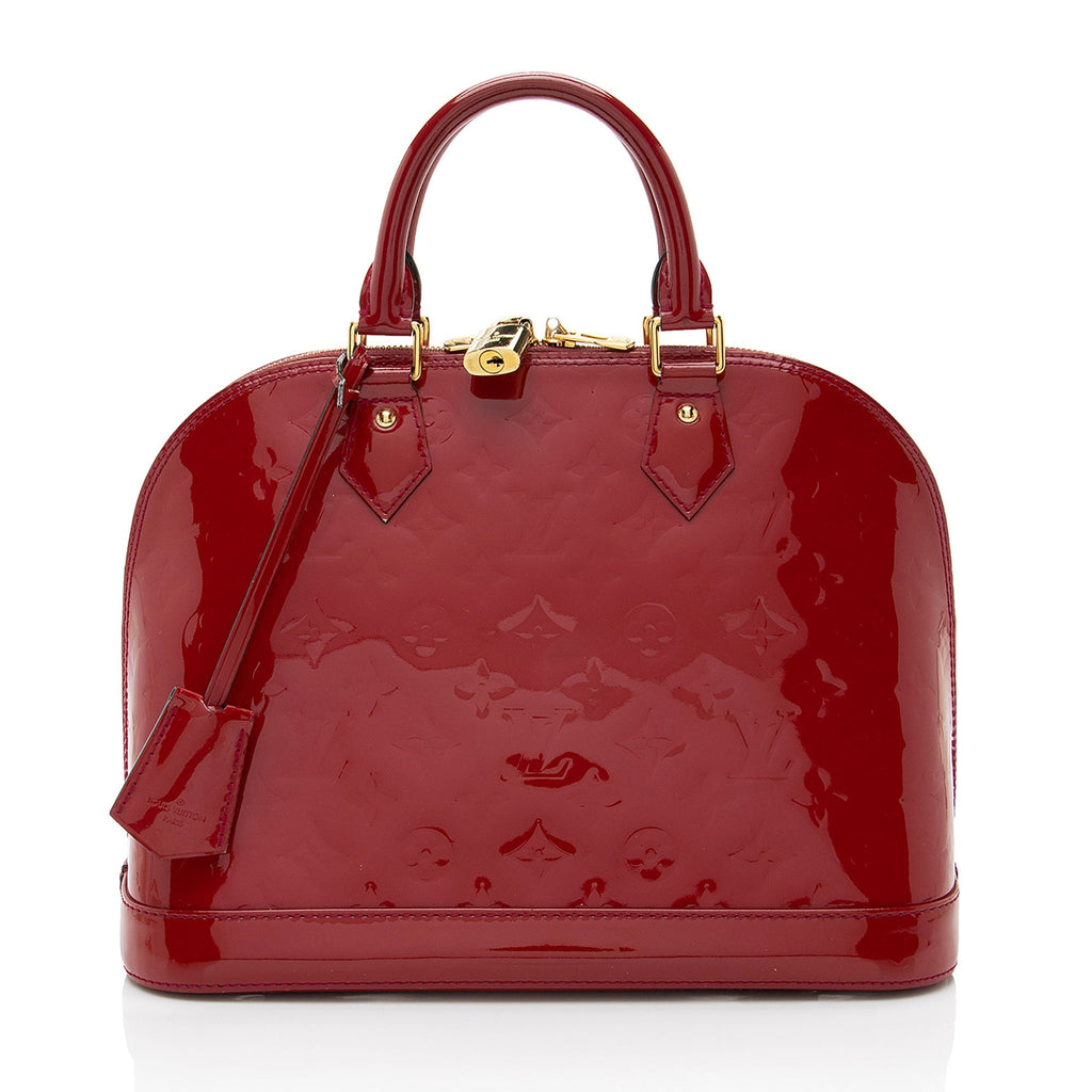 Louis Vuitton Monogram Vernis Alma PM Satchel