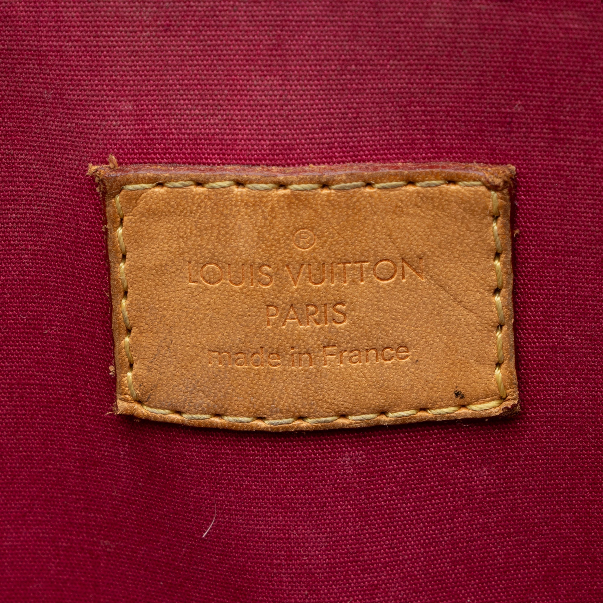 Louis Vuitton Monogram Vernis Alma PM Satchel