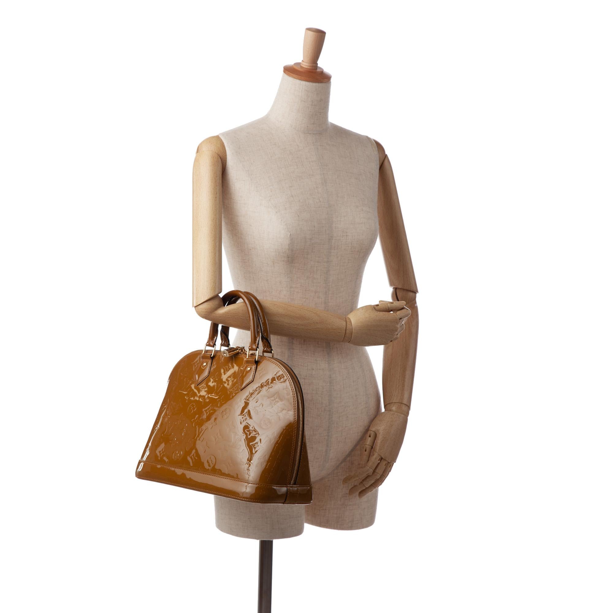 Louis Vuitton Monogram Vernis Alma PM (SHG-KVeSUD)