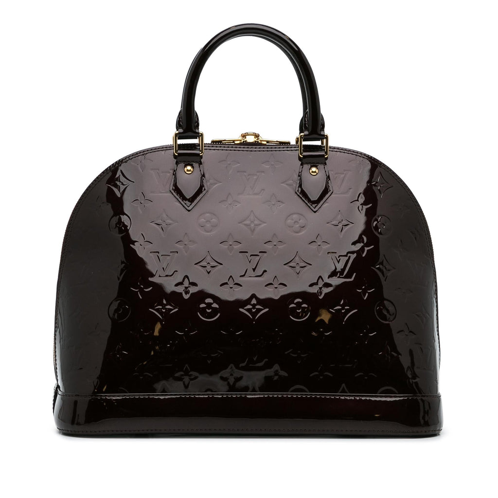 Louis Vuitton Monogram Vernis Alma PM (SHG-tjmI3z)