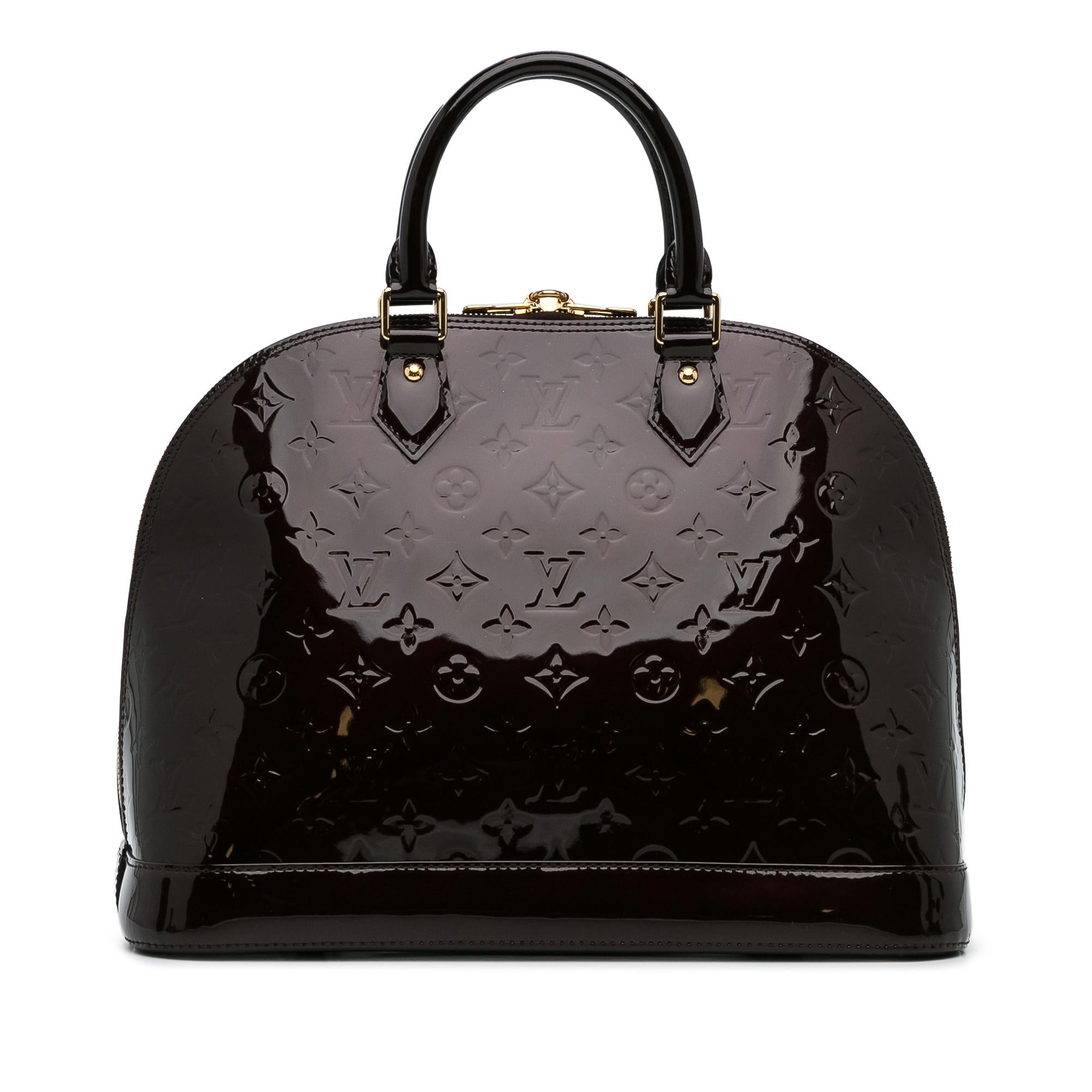 Louis Vuitton Monogram Vernis Alma PM (SHG-tjmI3z)