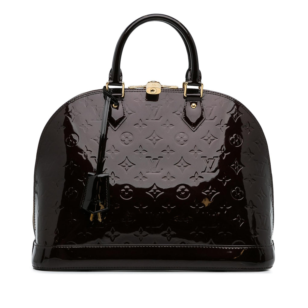 Louis Vuitton Monogram Vernis Alma PM (SHG-tjmI3z)