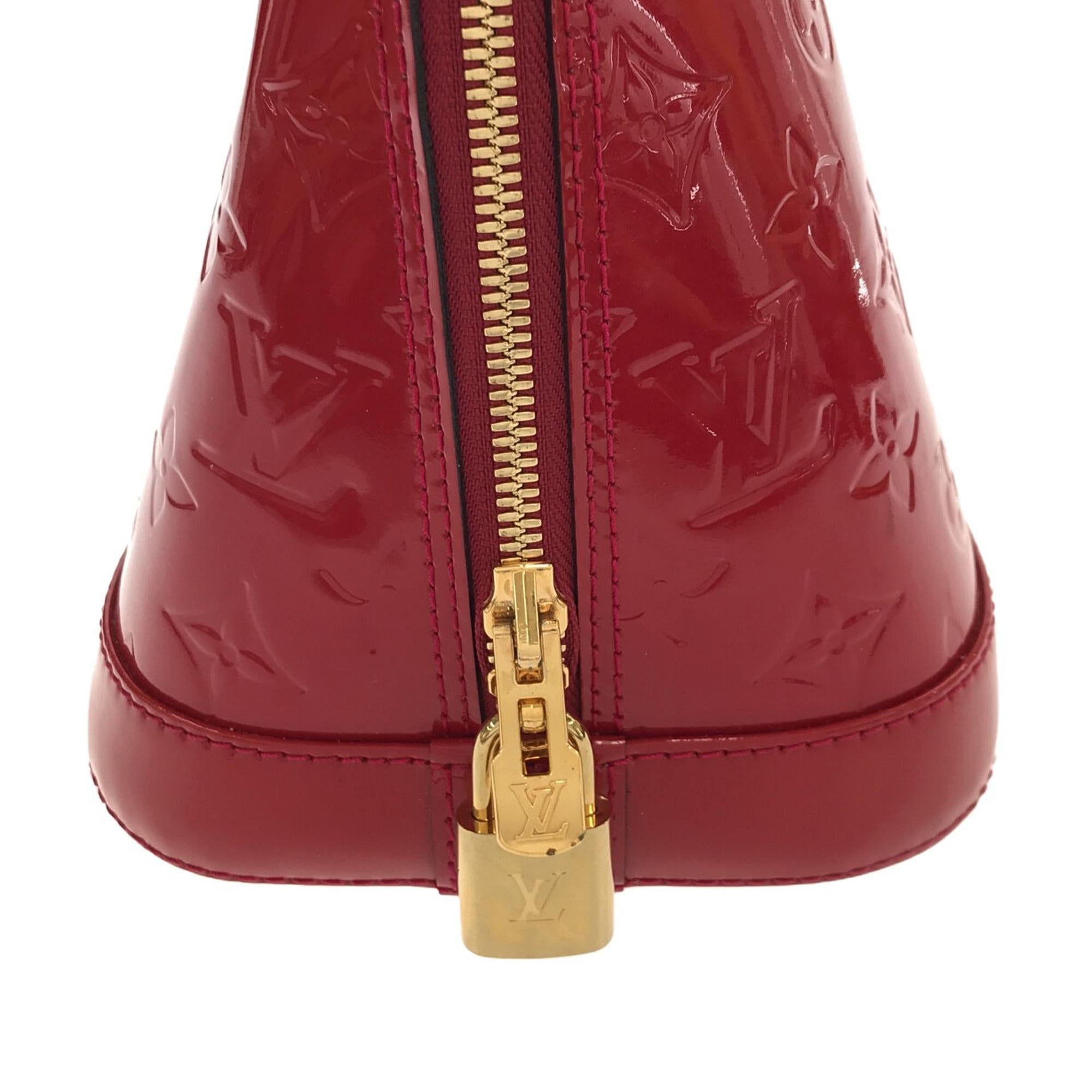 Louis Vuitton Monogram Vernis Alma PM (SHG-DcVUrA)