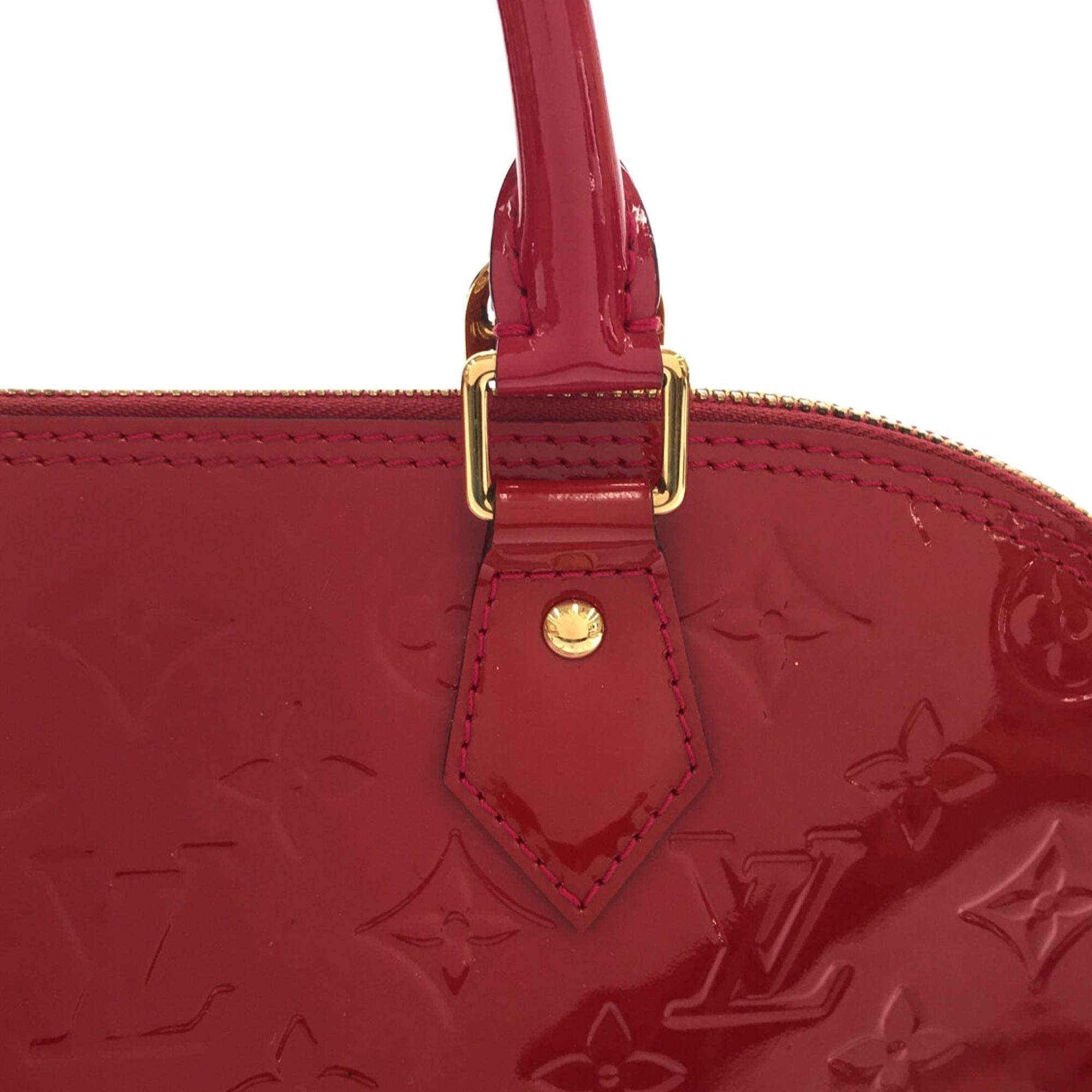 Louis Vuitton Monogram Vernis Alma PM (SHG-DcVUrA)