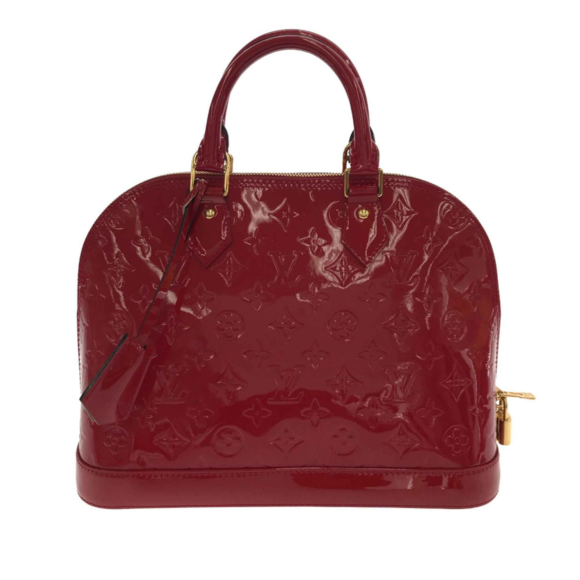 Louis Vuitton Monogram Vernis Alma PM (SHG-DcVUrA)