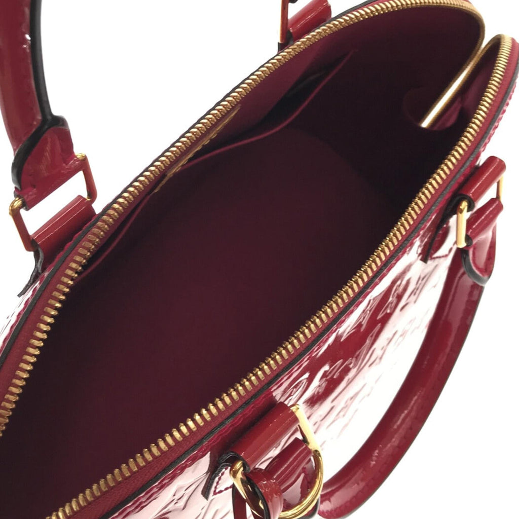 Louis Vuitton Monogram Vernis Alma PM (SHG-DcVUrA)