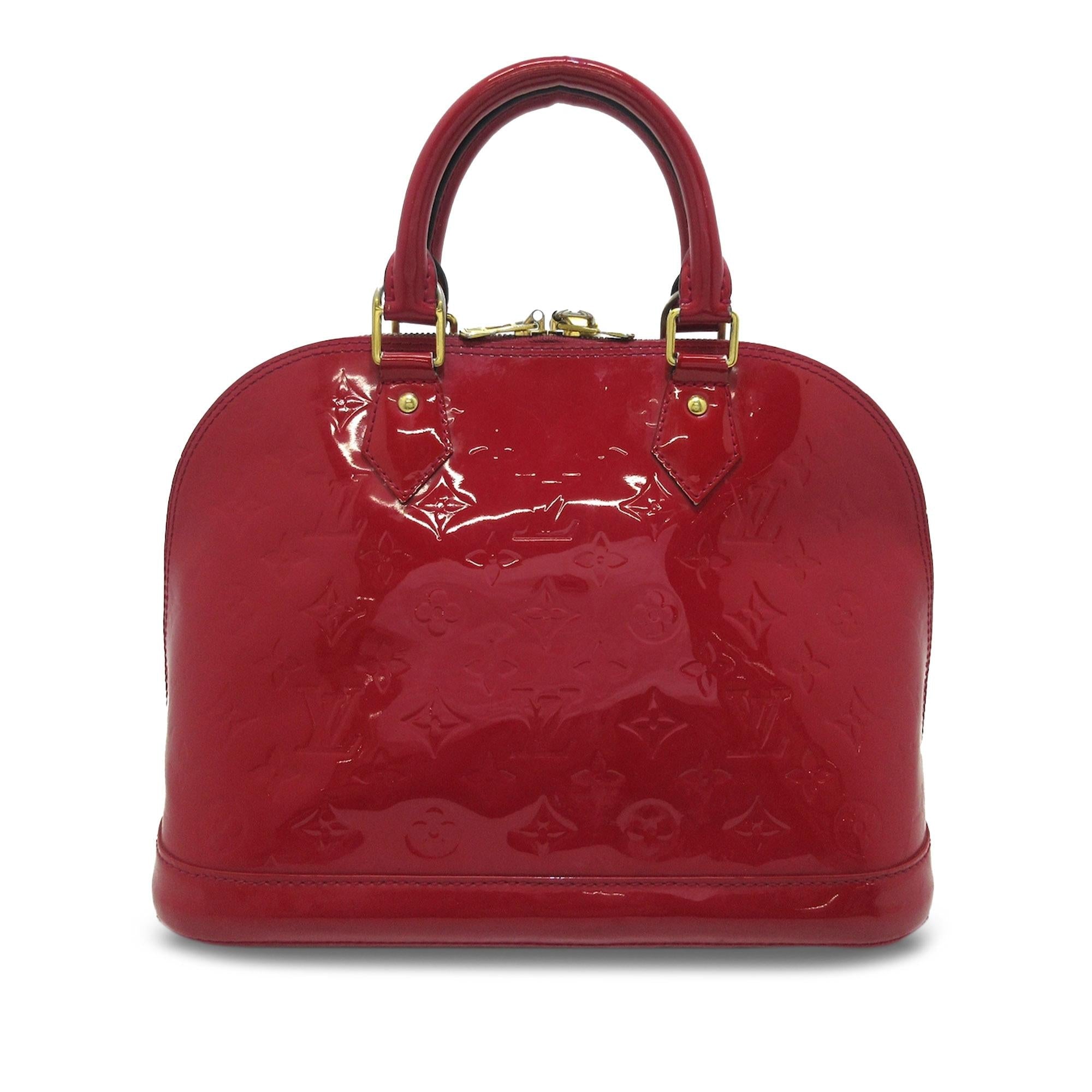 Louis Vuitton Monogram Vernis Alma PM (SHG-d5eVX3)