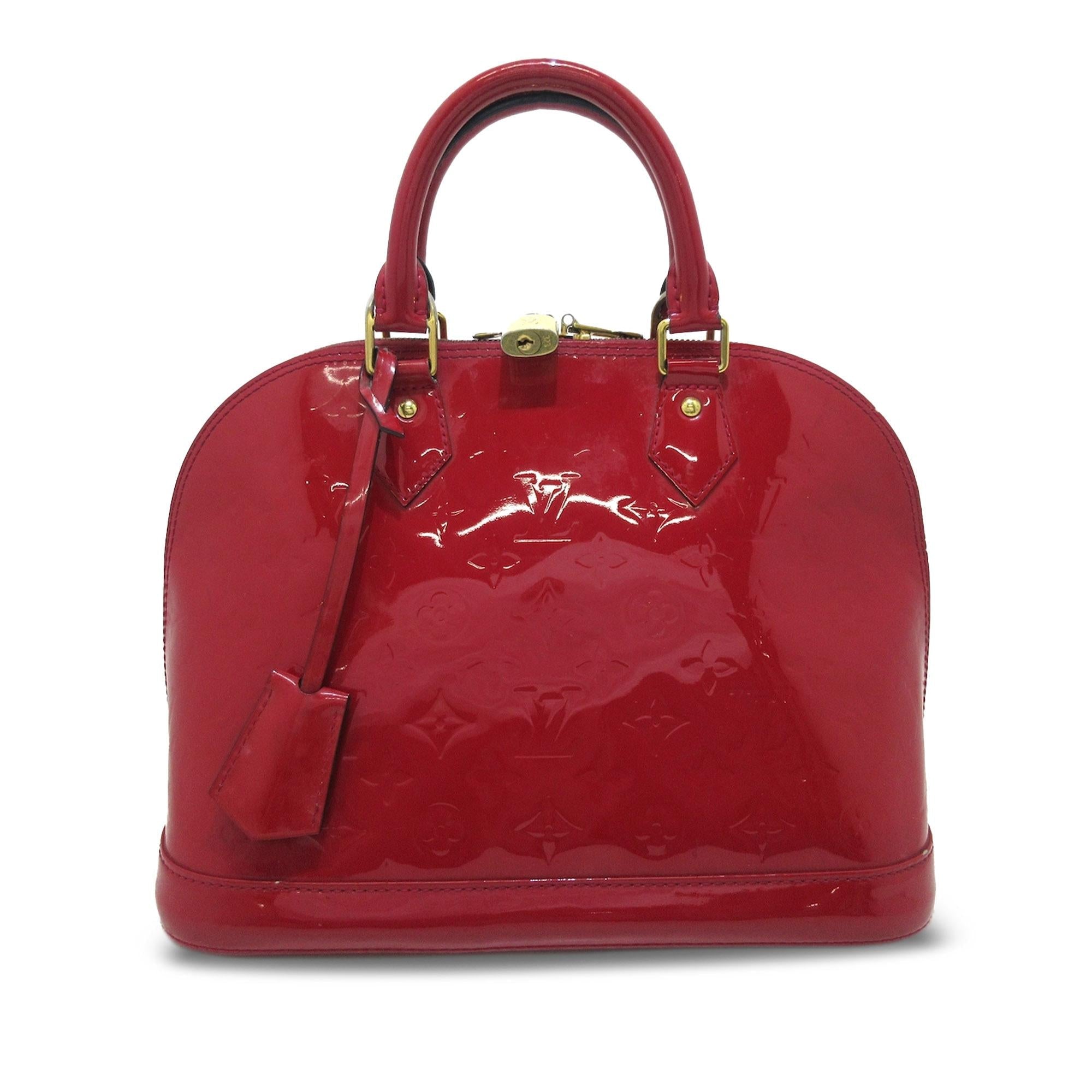 Louis Vuitton Monogram Vernis Alma PM (SHG-d5eVX3)