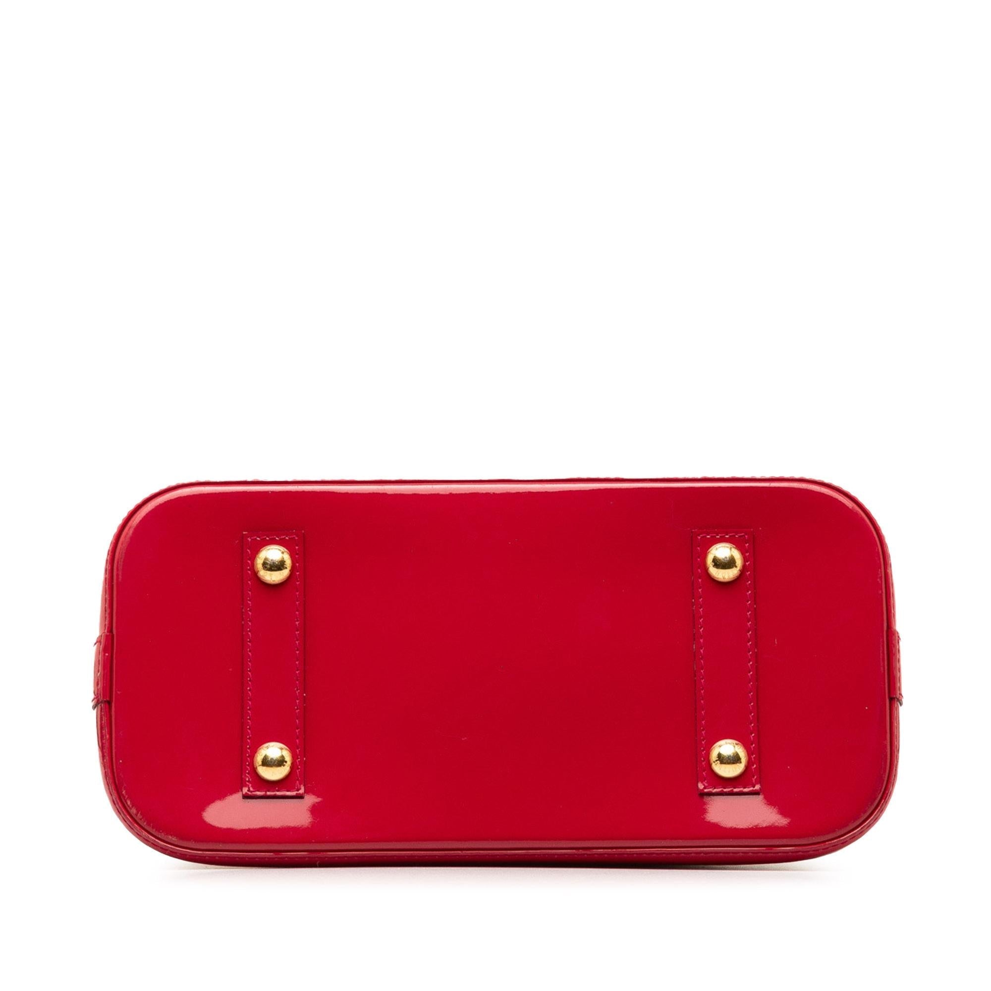 Louis Vuitton Monogram Vernis Alma PM (SHG-x1m67K)