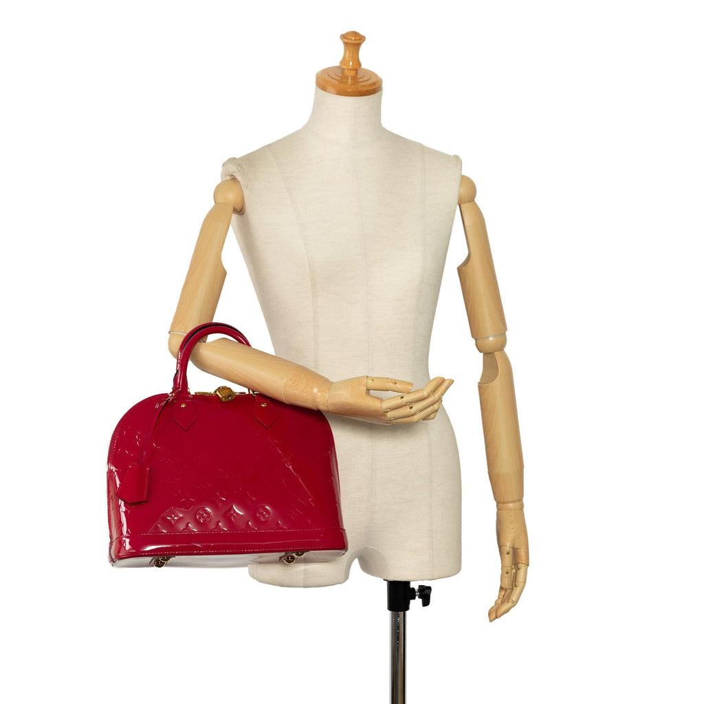 Louis Vuitton Monogram Vernis Alma PM (SHG-x1m67K)