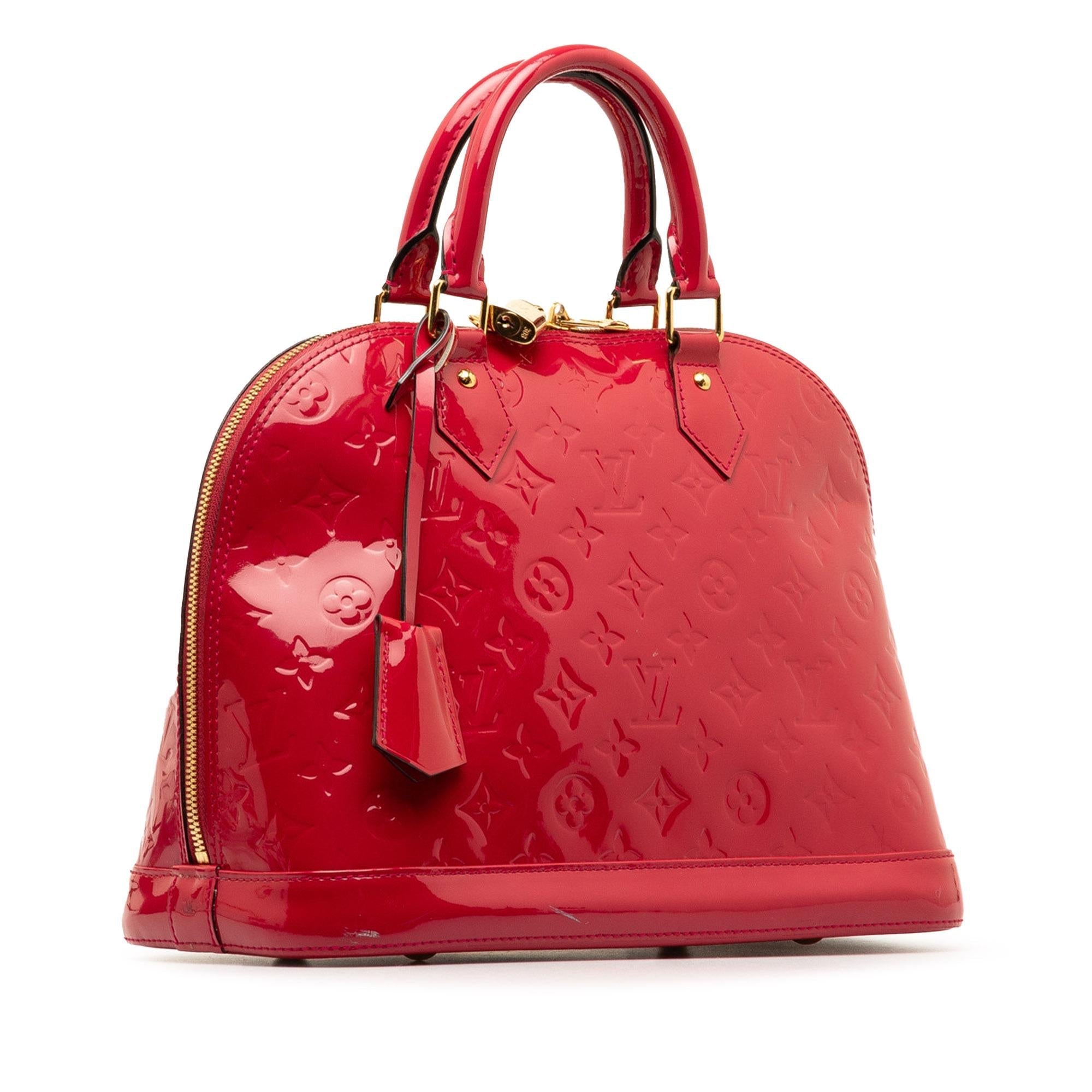 Louis Vuitton Monogram Vernis Alma PM (SHG-x1m67K)