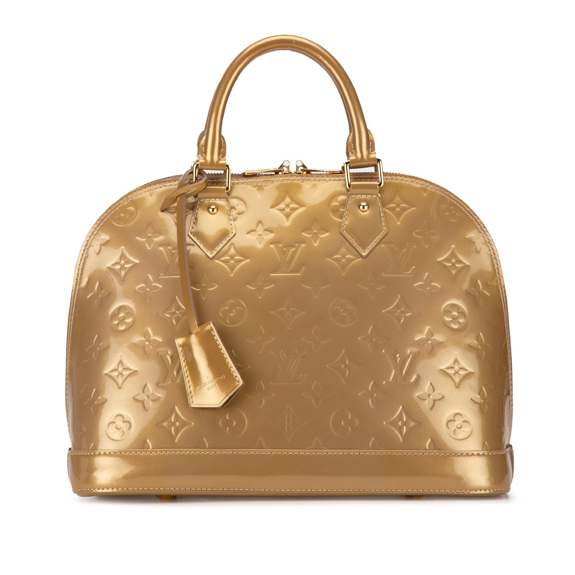 Louis Vuitton Monogram Vernis Alma PM (SHG-b4TwAV)