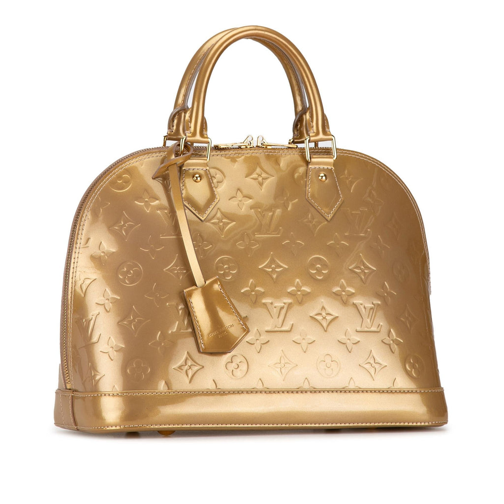 Louis Vuitton Monogram Vernis Alma PM (SHG-b4TwAV)