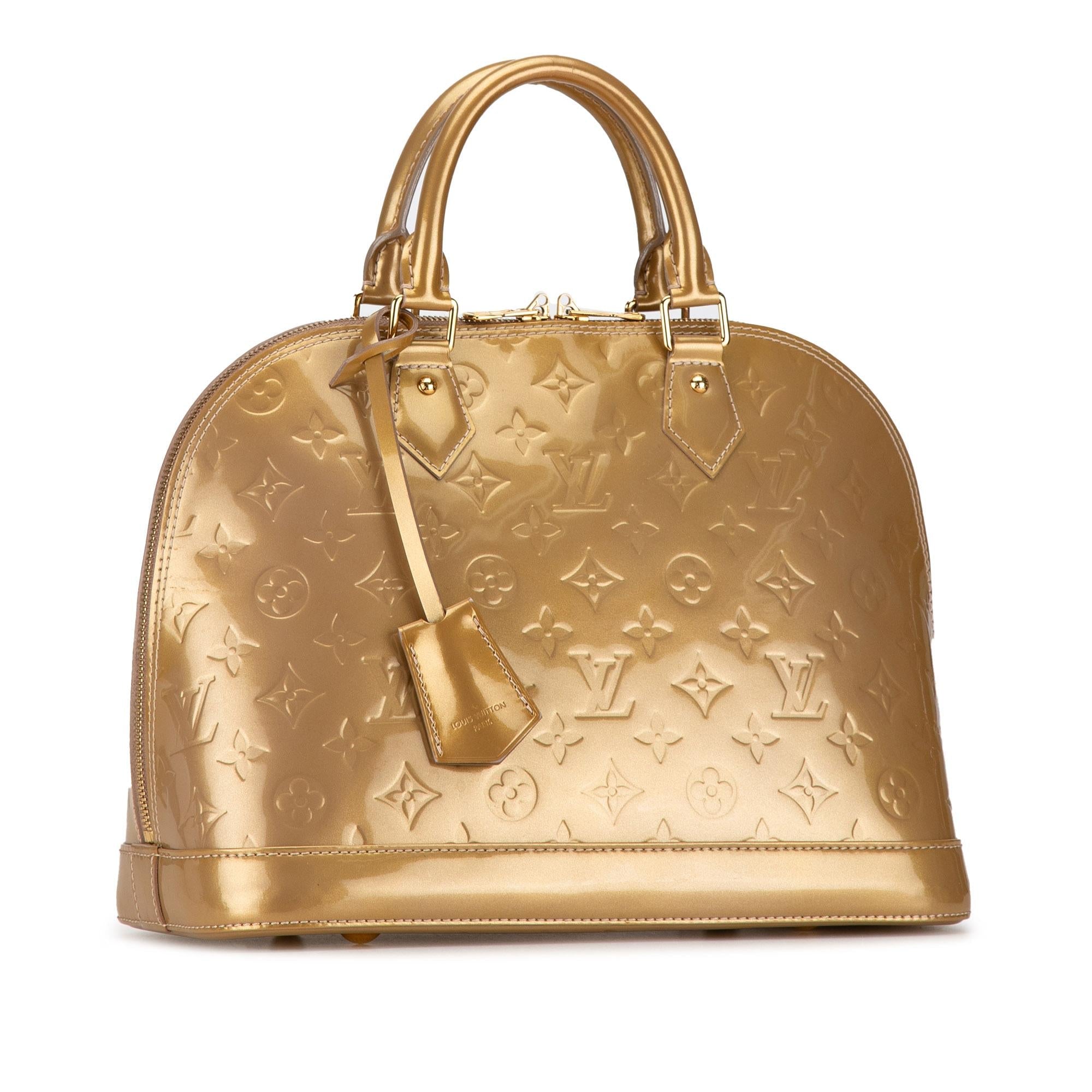 Louis Vuitton Monogram Vernis Alma PM (SHG-b4TwAV)