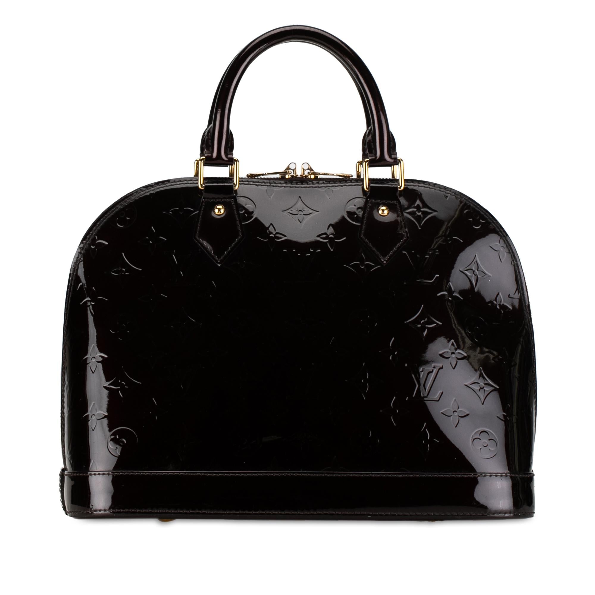 Louis Vuitton Monogram Vernis Alma PM (SHG-jMeKBg)