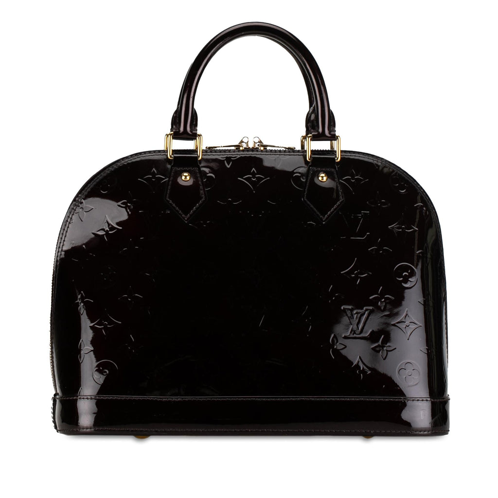 Louis Vuitton Monogram Vernis Alma PM (SHG-jMeKBg)