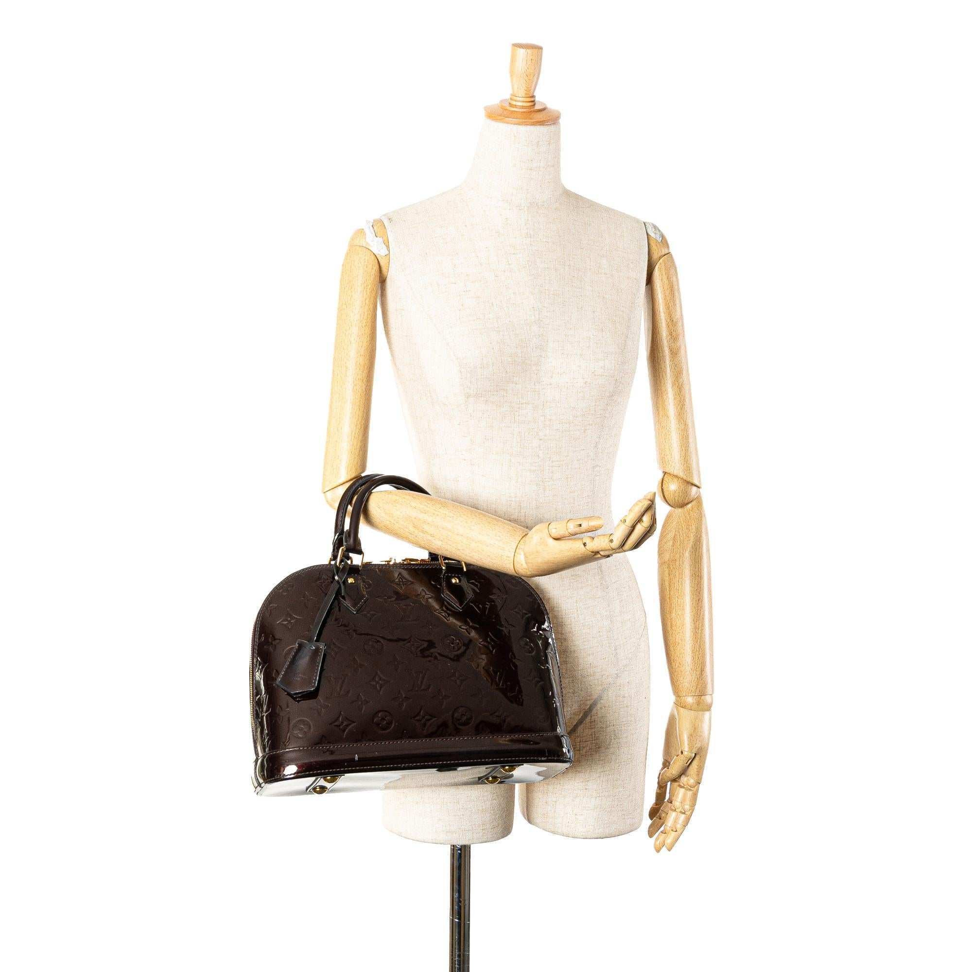 Louis Vuitton Monogram Vernis Alma PM