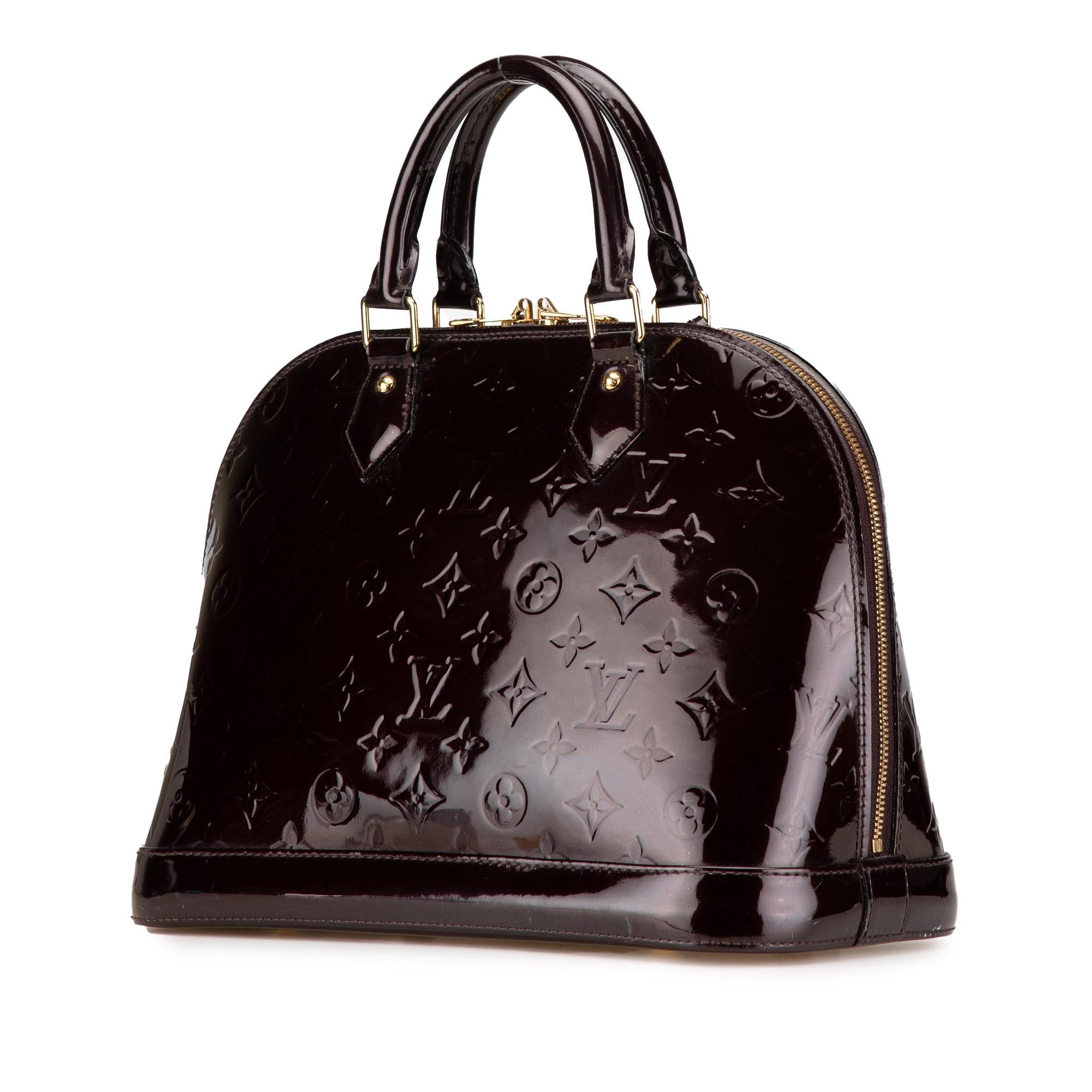 Louis Vuitton Monogram Vernis Alma PM
