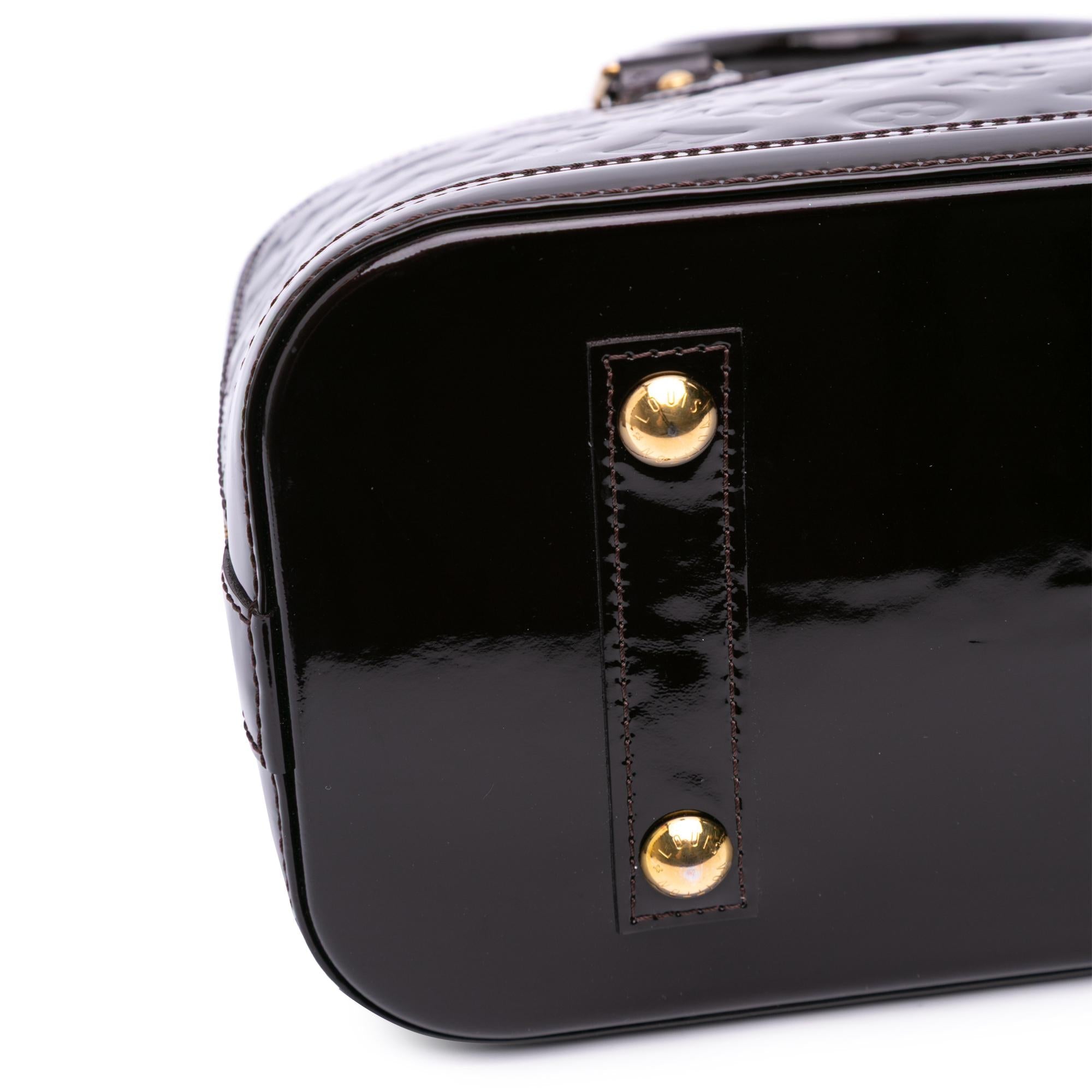 Louis Vuitton Monogram Vernis Alma PM
