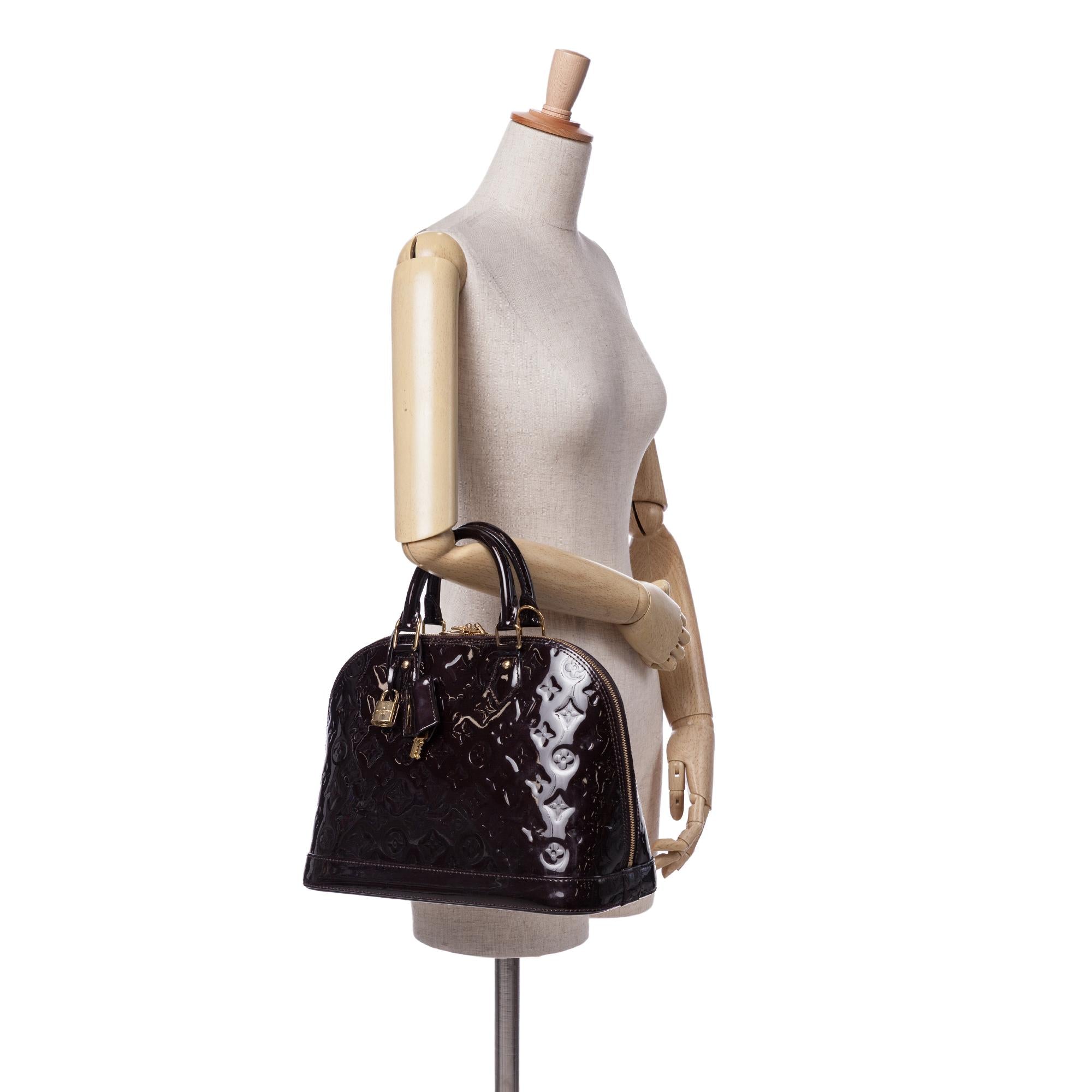 Louis Vuitton Monogram Vernis Alma PM