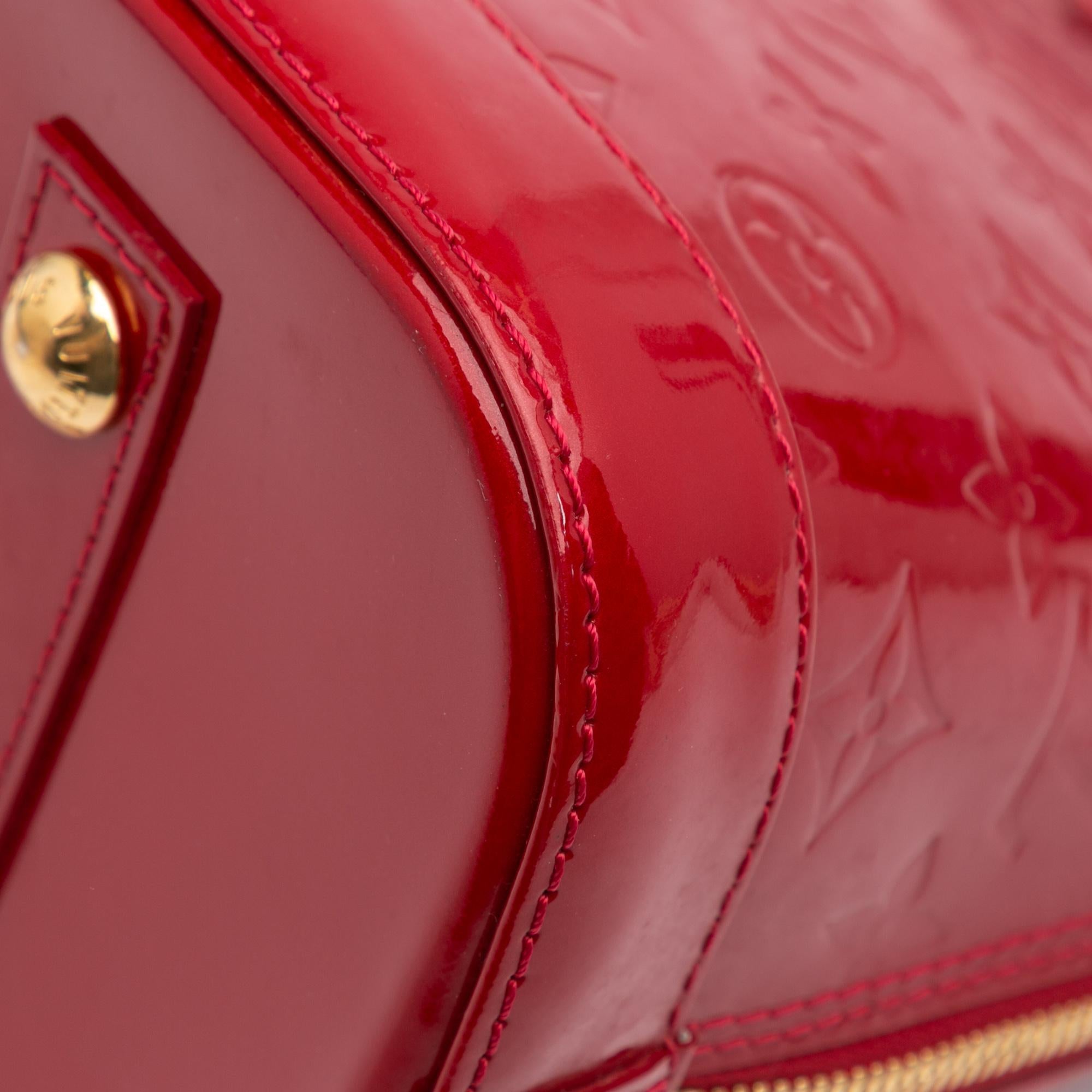 Louis Vuitton Monogram Vernis Alma PM
