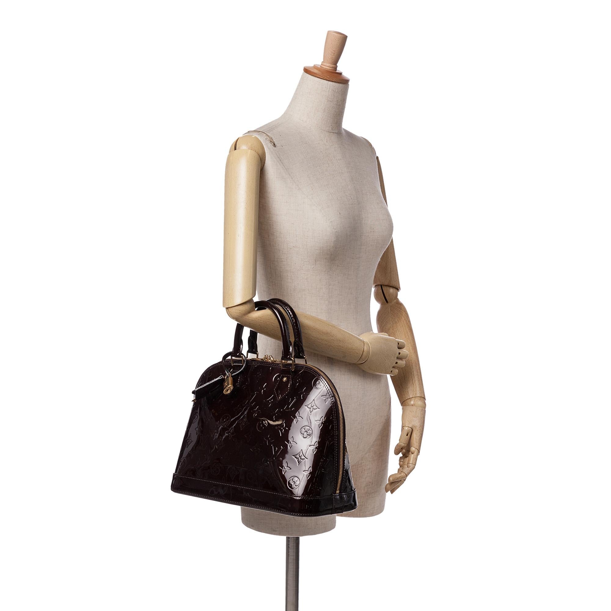 Louis Vuitton Monogram Vernis Alma PM