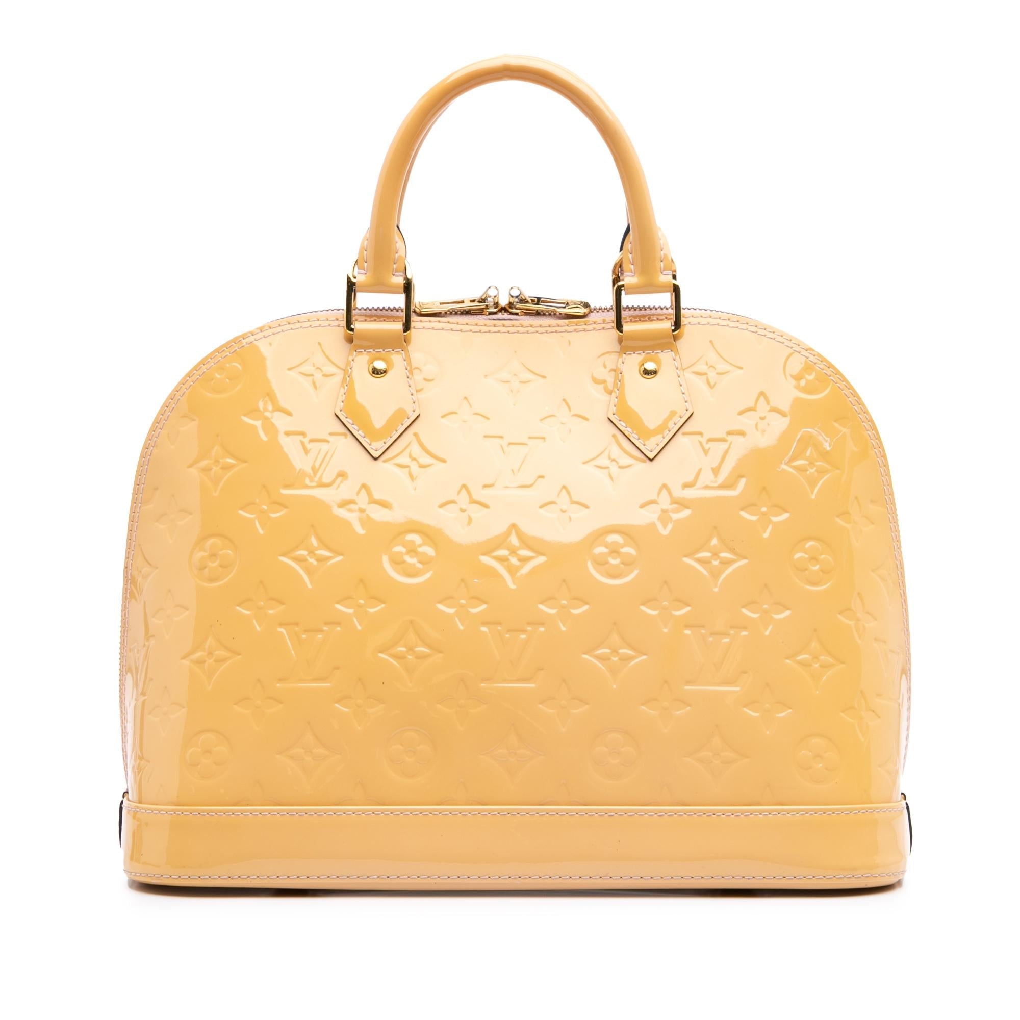 Louis Vuitton Monogram Vernis Alma PM