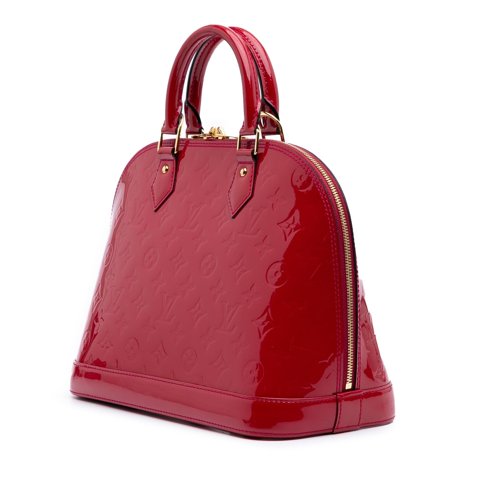 Louis Vuitton Monogram Vernis Alma PM