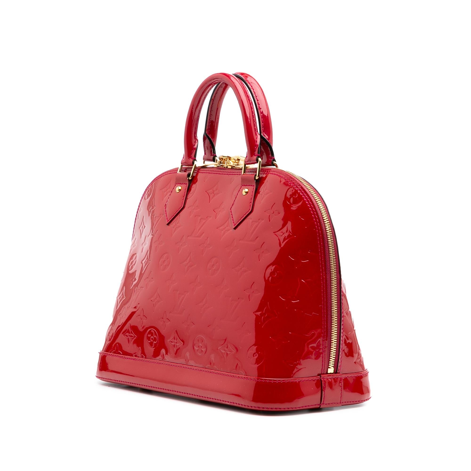 Louis Vuitton Monogram Vernis Alma PM