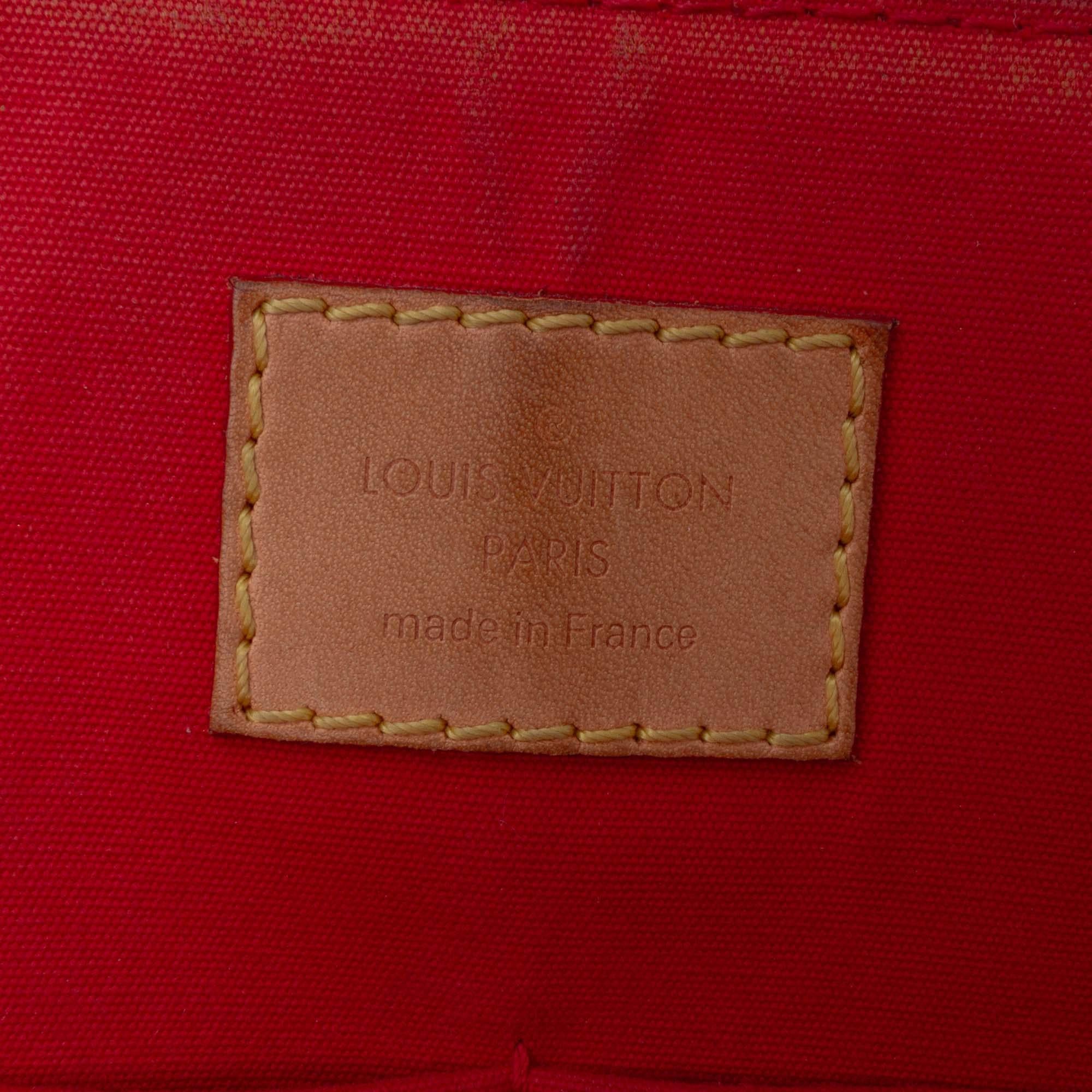 Louis Vuitton Monogram Vernis Alma PM