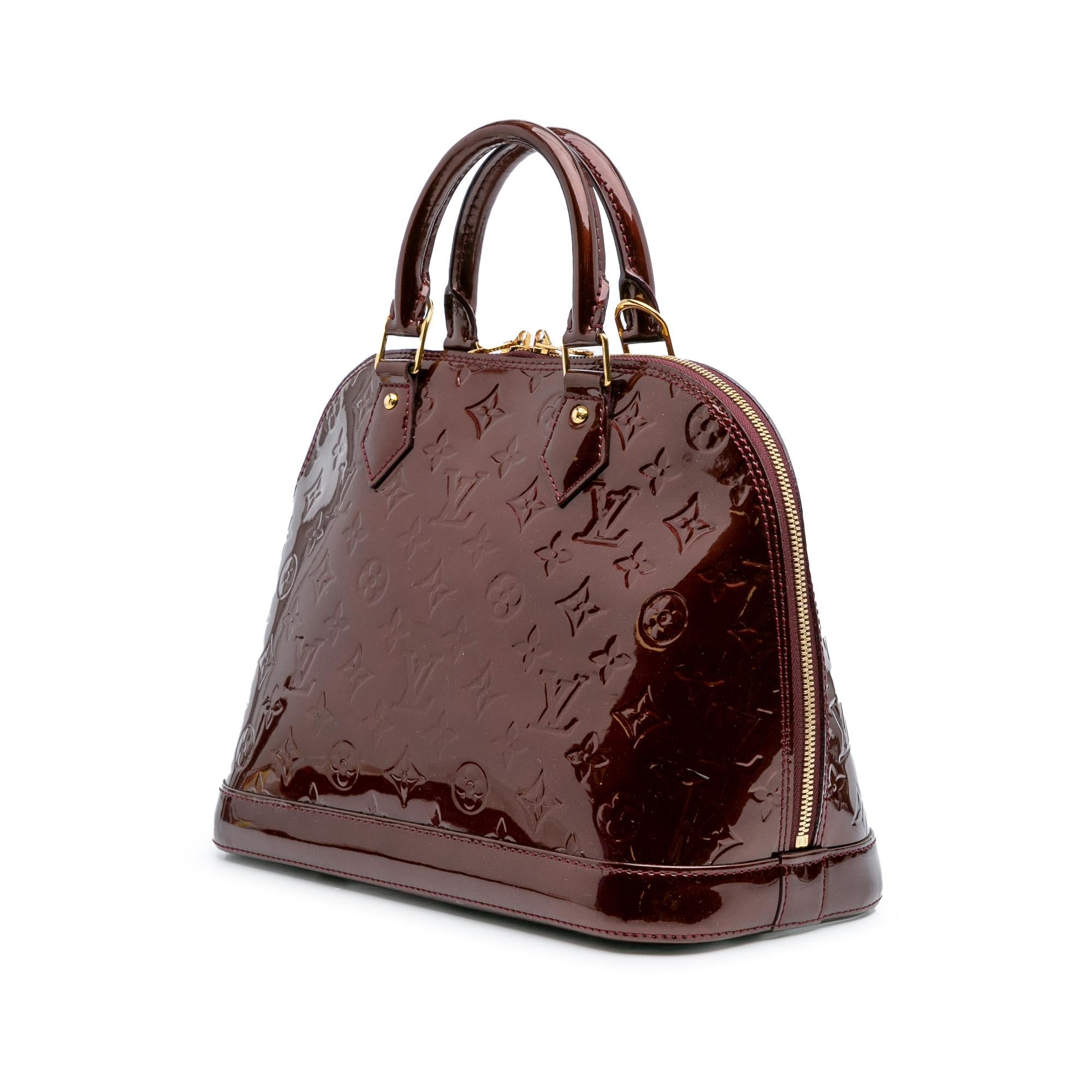 Louis Vuitton Monogram Vernis Alma PM