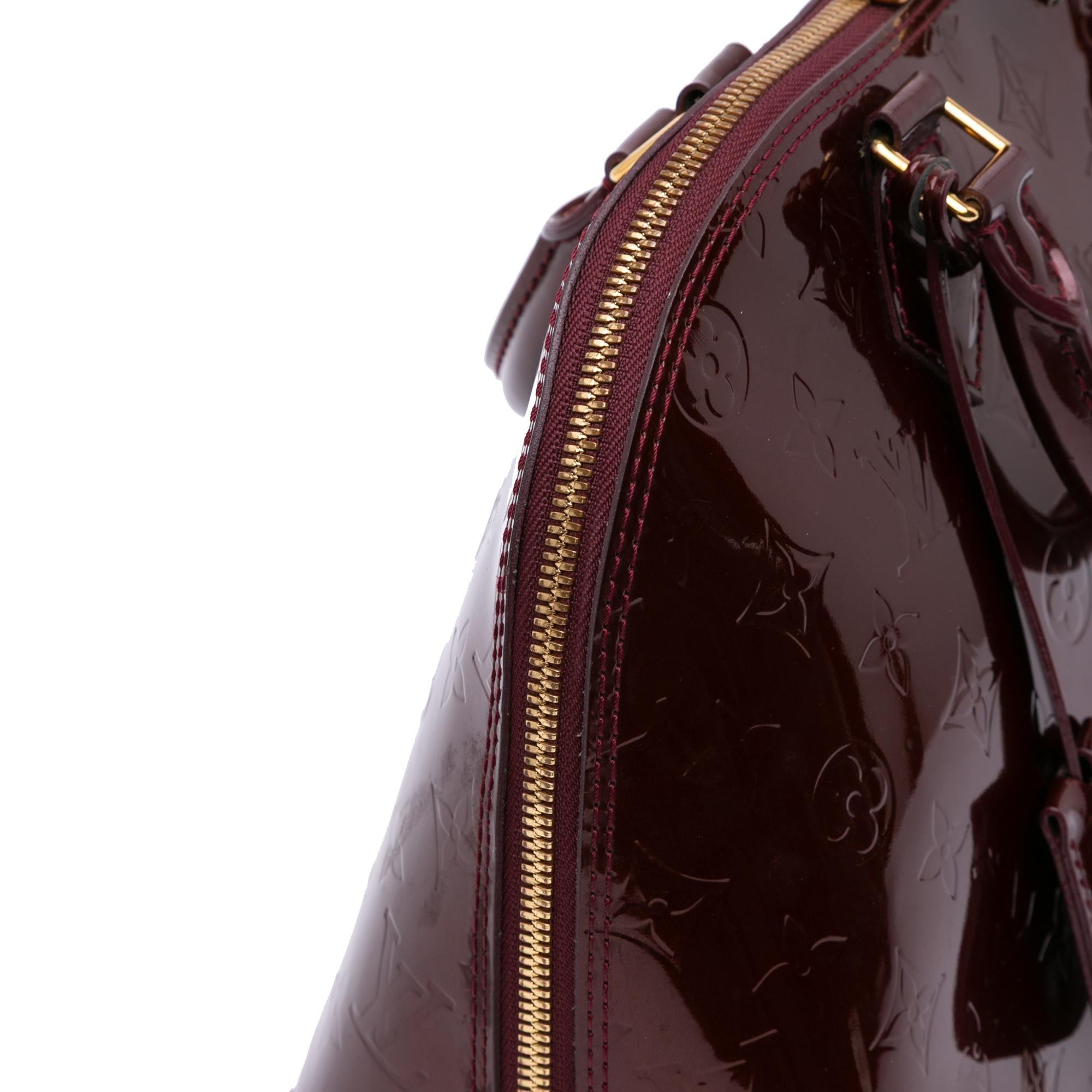 Louis Vuitton Monogram Vernis Alma PM