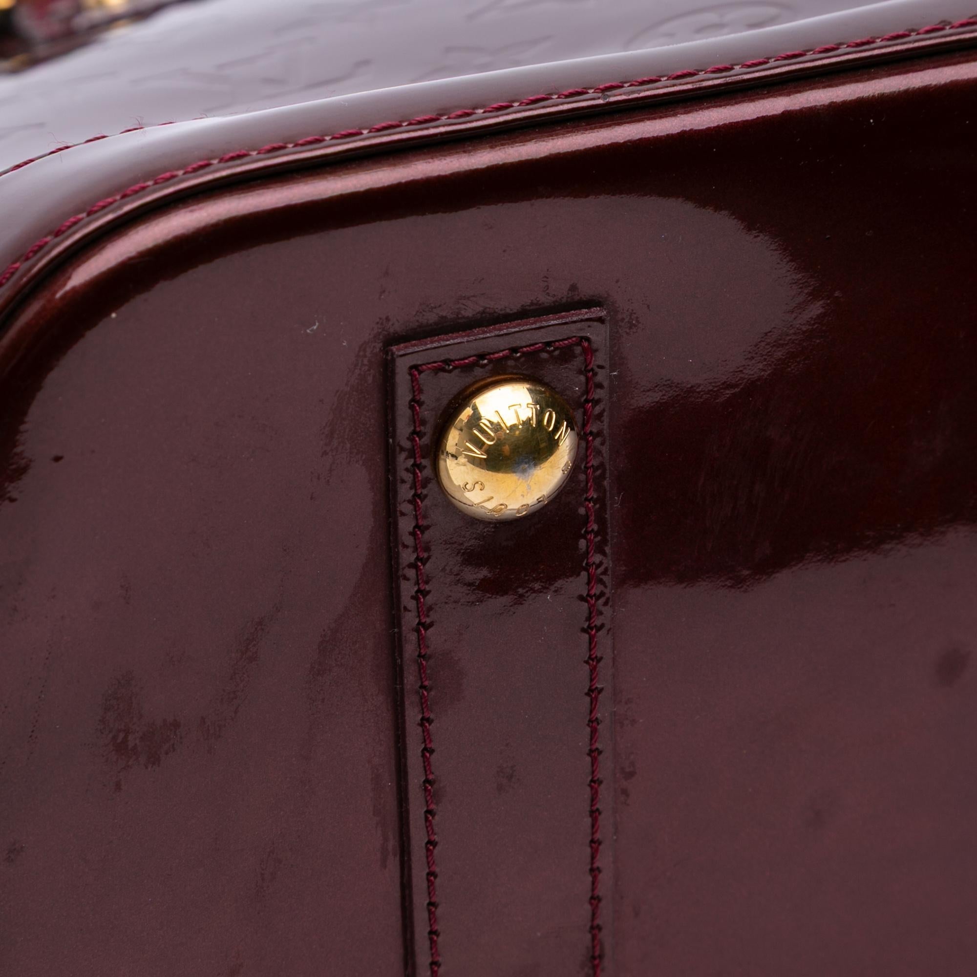 Louis Vuitton Monogram Vernis Alma PM