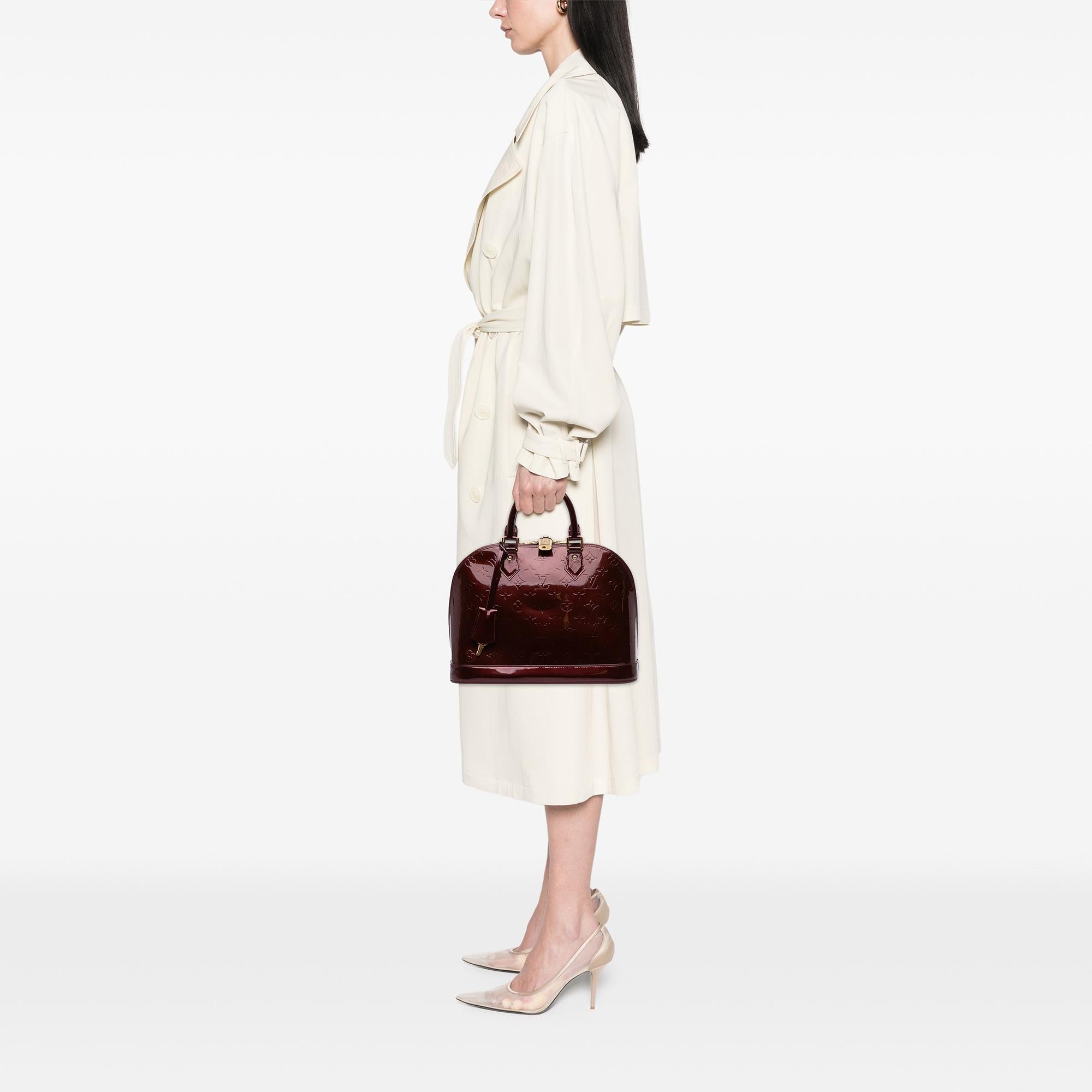 Louis Vuitton Monogram Vernis Alma PM