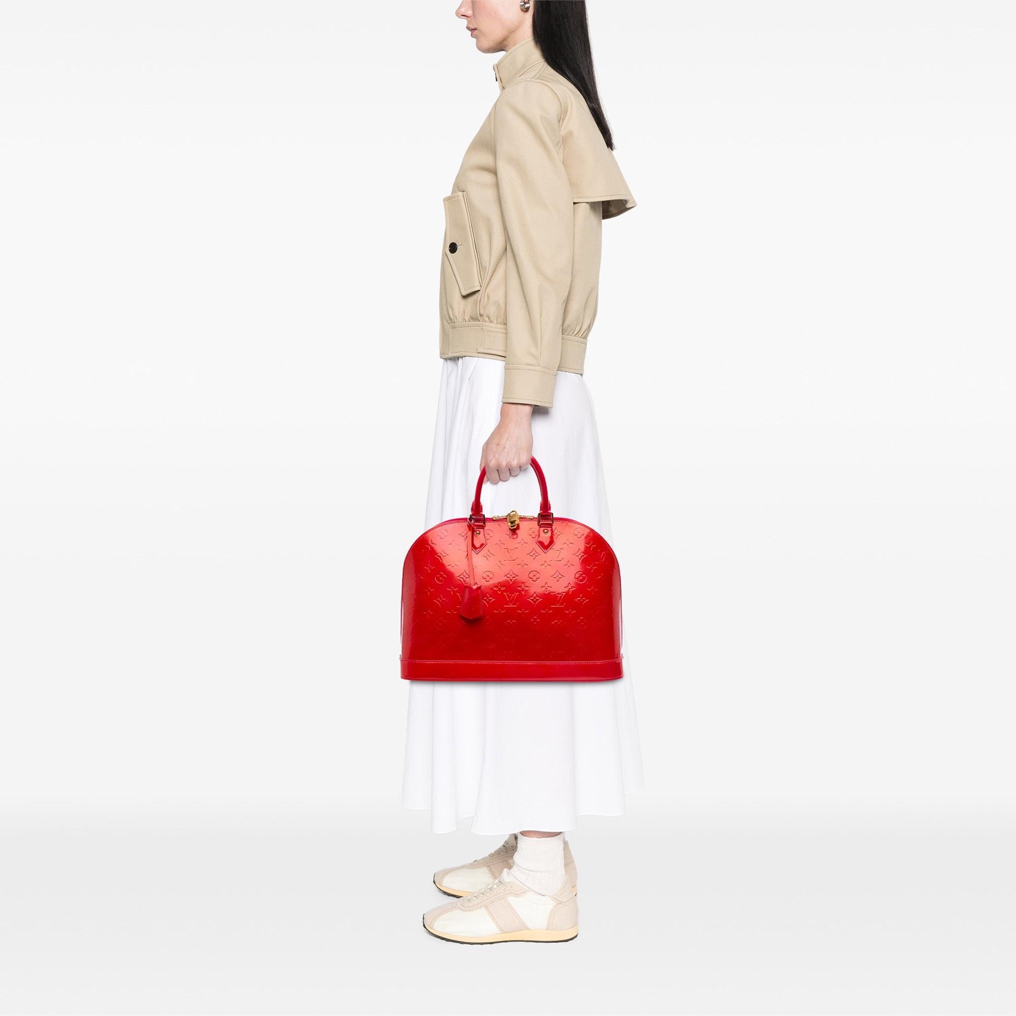 Louis Vuitton Monogram Vernis Alma PM