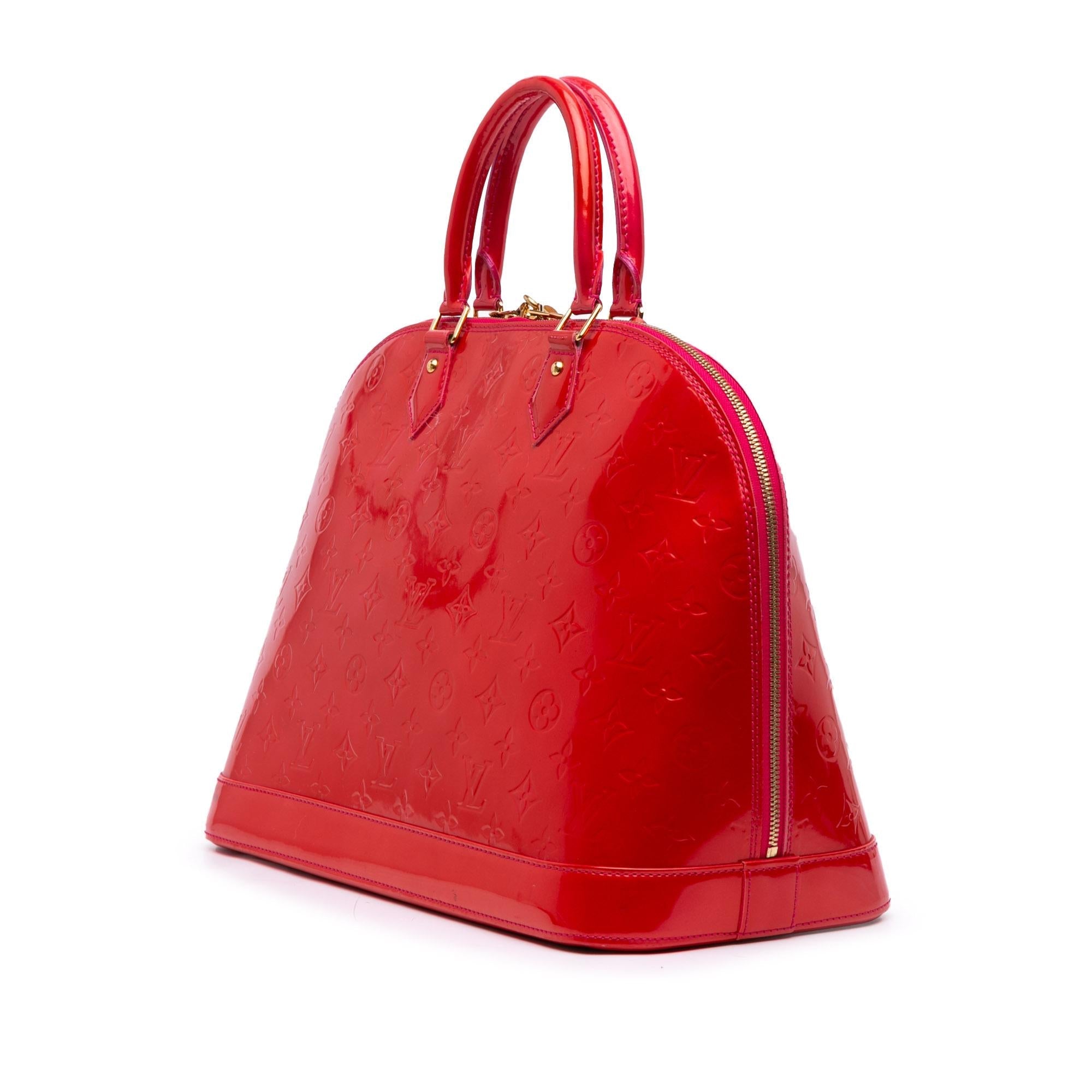 Louis Vuitton Monogram Vernis Alma PM