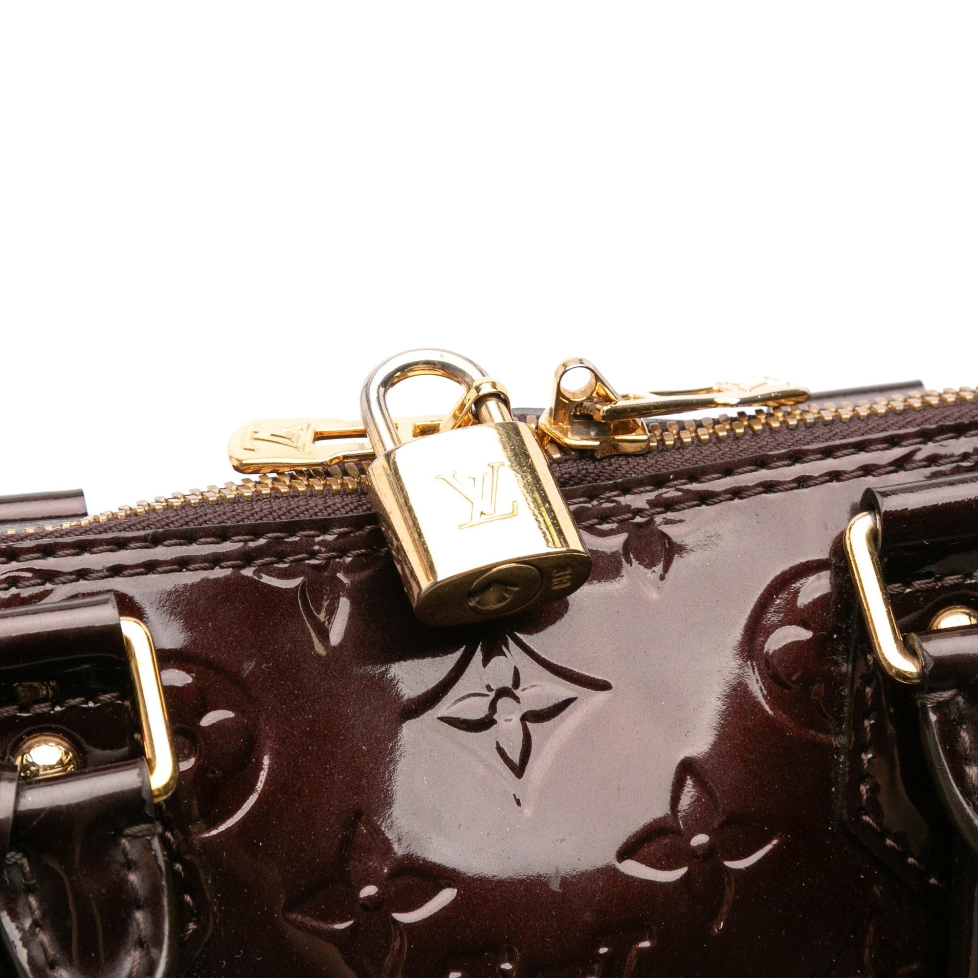 Louis Vuitton Monogram Vernis Alma PM