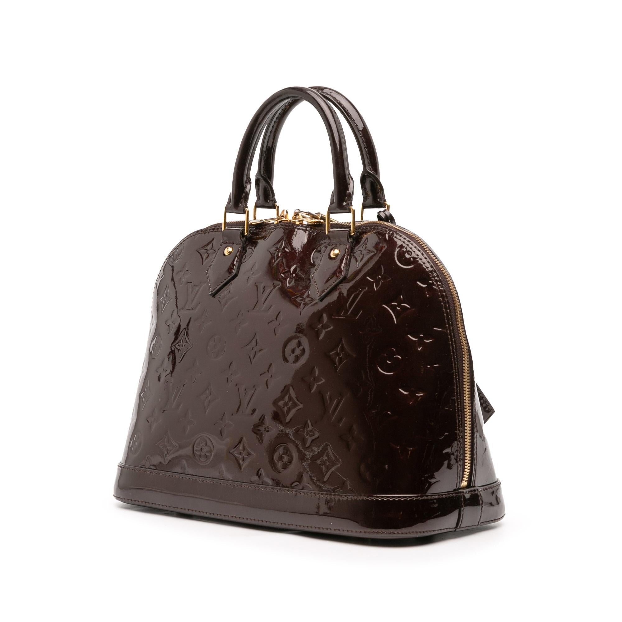 Louis Vuitton Monogram Vernis Alma PM