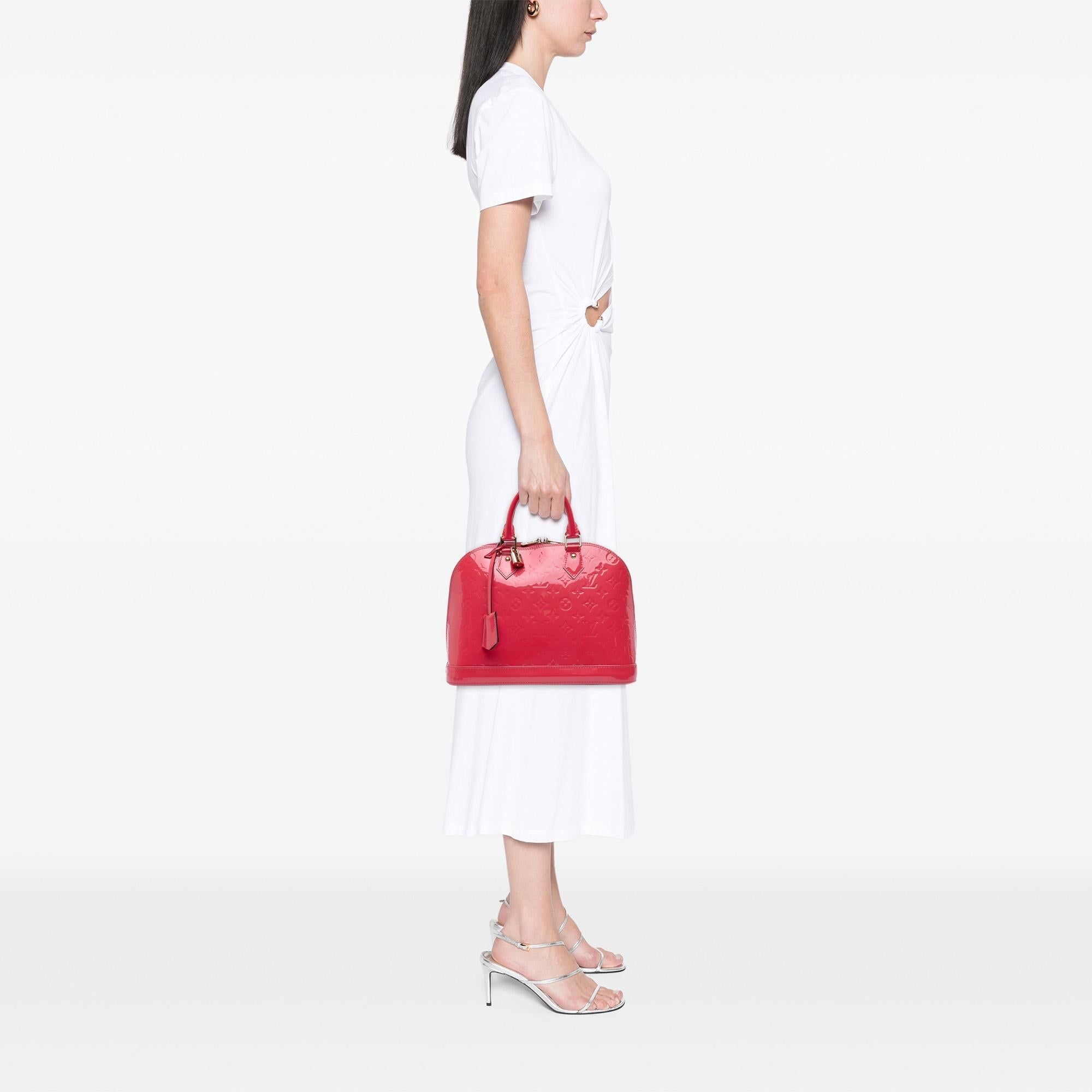 Louis Vuitton Monogram Vernis Alma PM