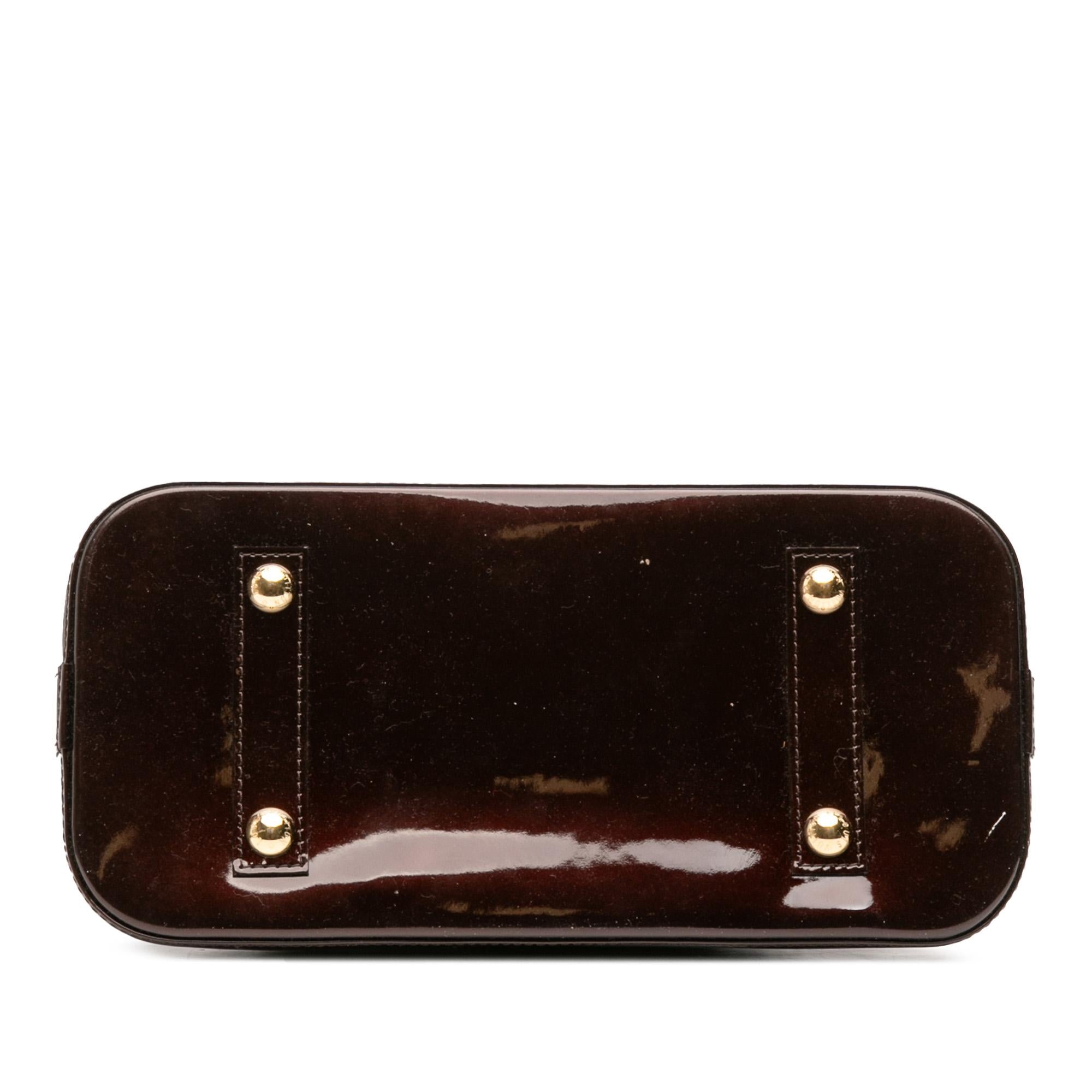 Louis Vuitton Monogram Vernis Alma PM